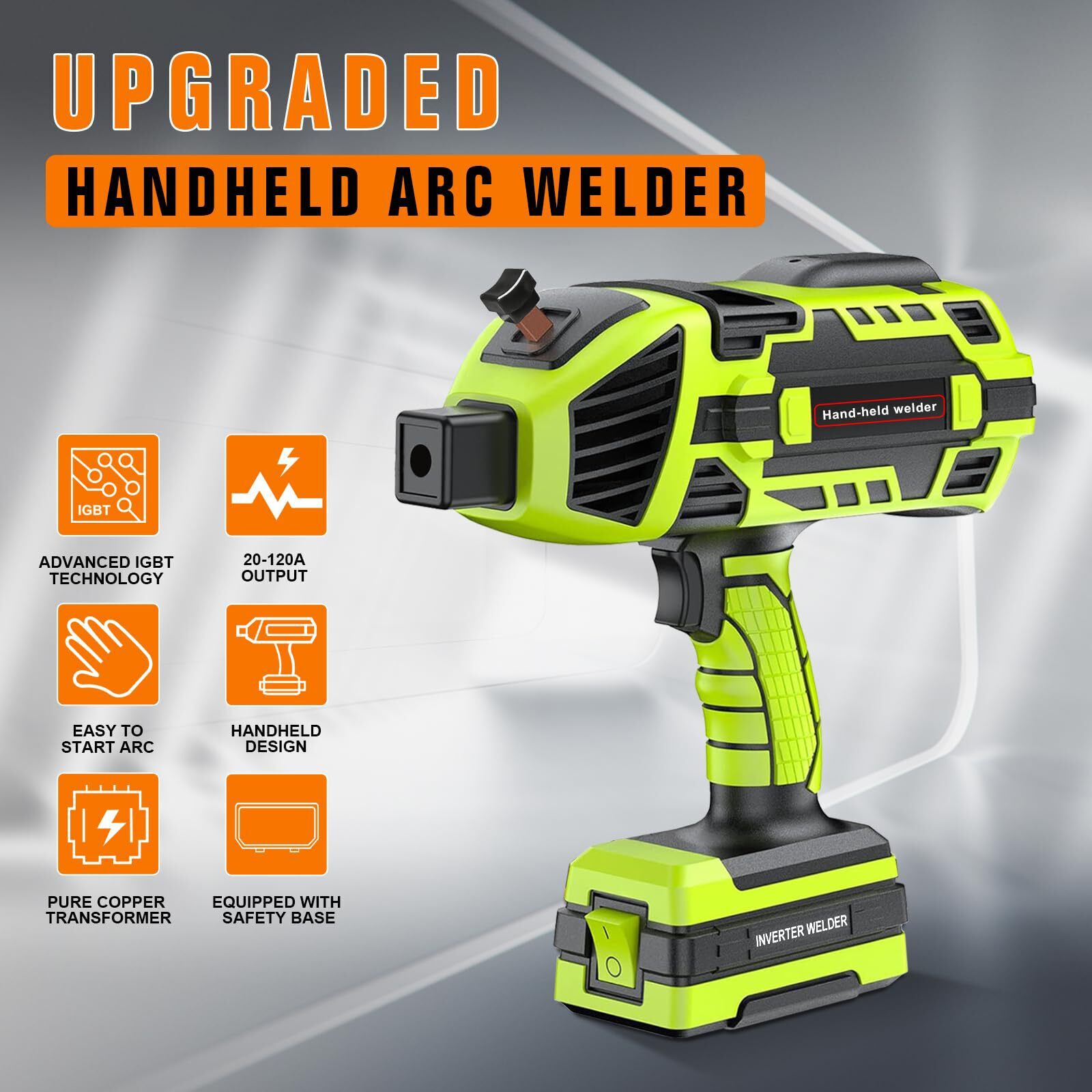YesRight Portable Handheld Welder Gun Kit, 120A 110V ARC Welding Machine