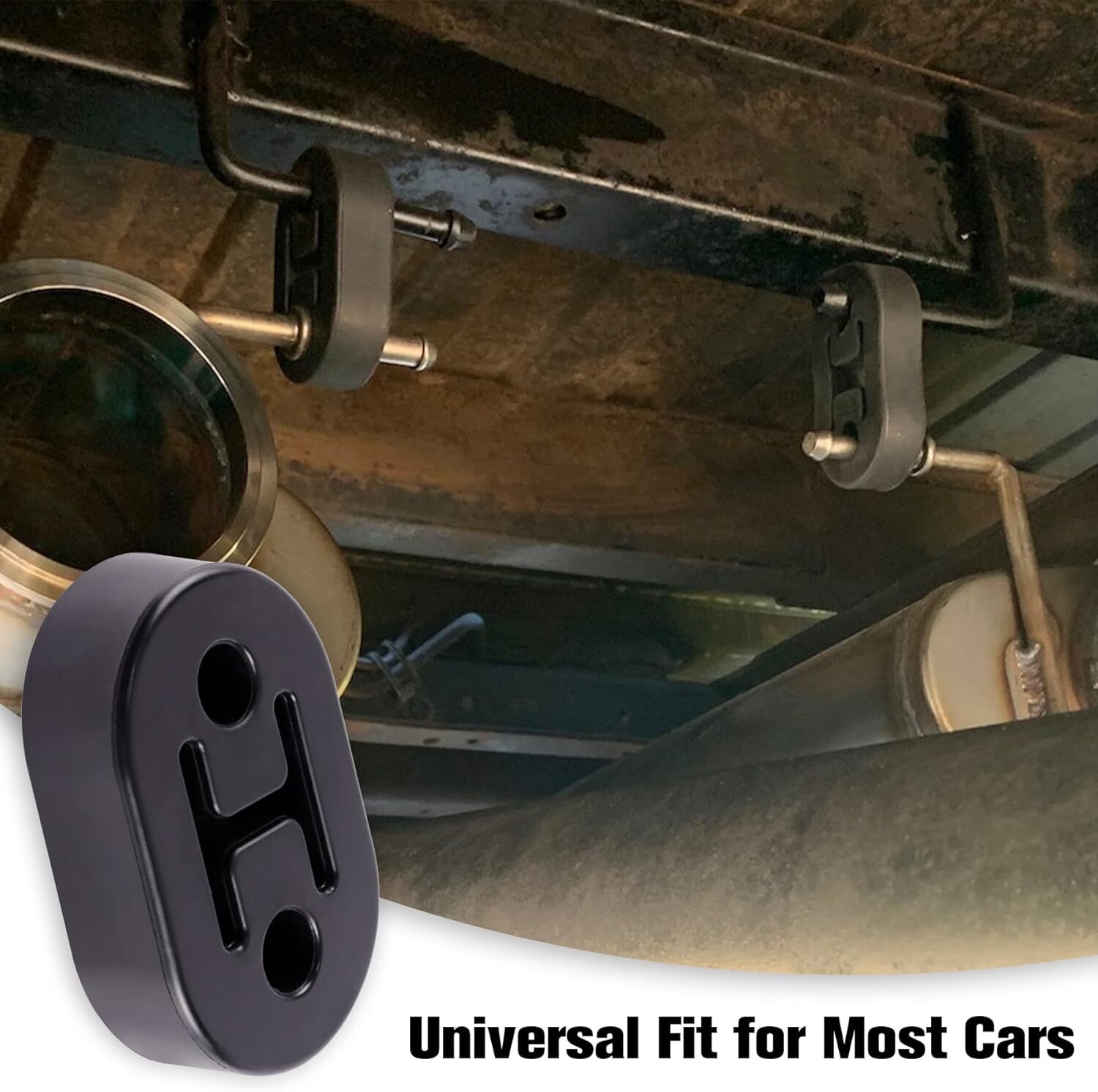 4Pcs Heavy Duty Rubber Exhaust Tail Pipe Mount Bracket Hanger Bushing Insulator