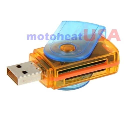 All In One Micro SD to USB Multi-Card Memory Card Adapter Reader Supports 128GB