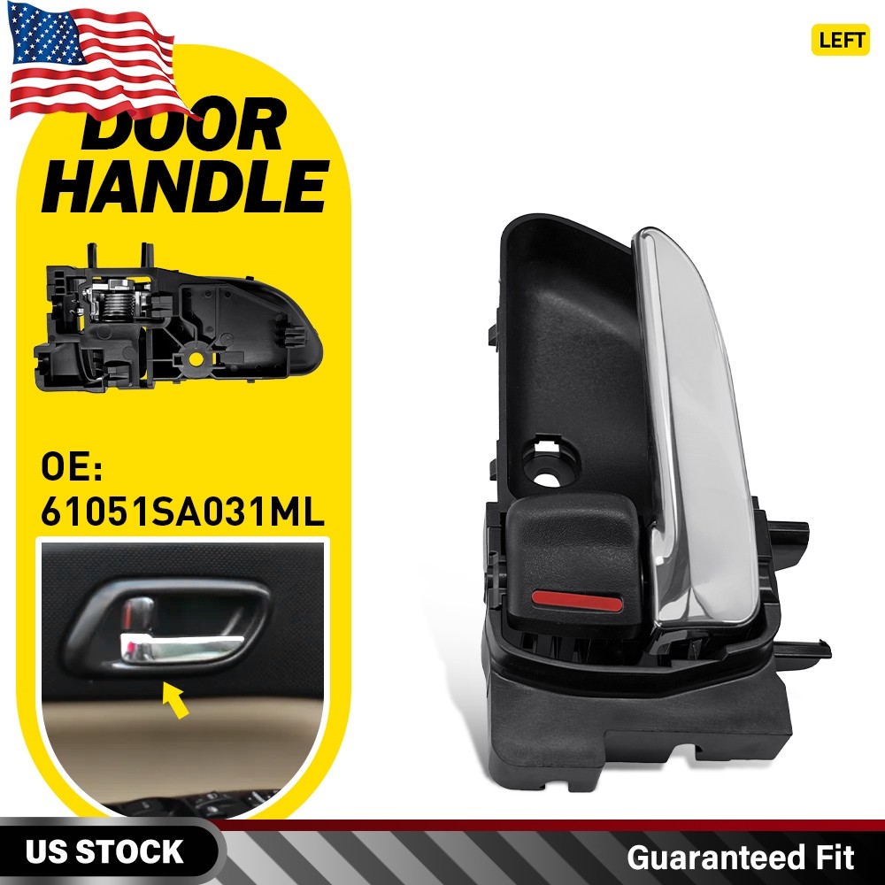 Front/Rear Left Interior Door Handle For 2003-2008 Subaru Forester 61051SA031ML