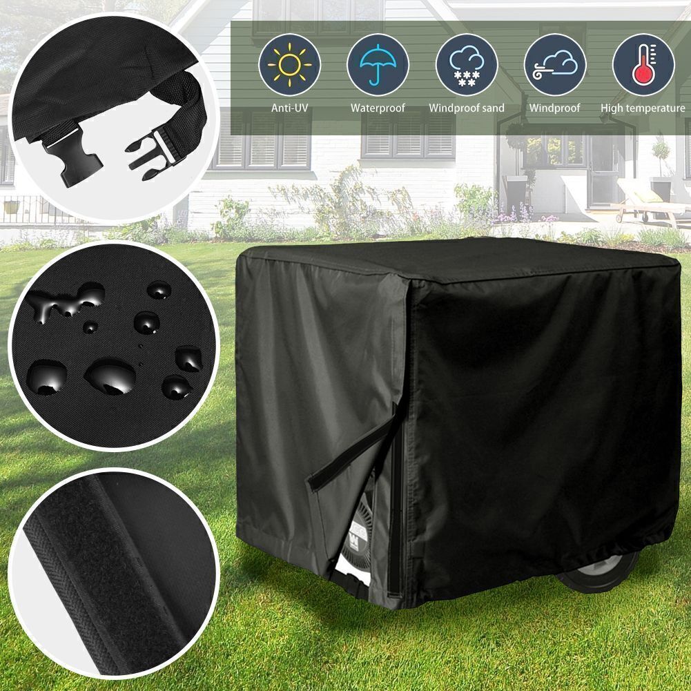 Universal Generator Cover 600D Waterproof For 3000-5000watt (32" X 24" X 24")