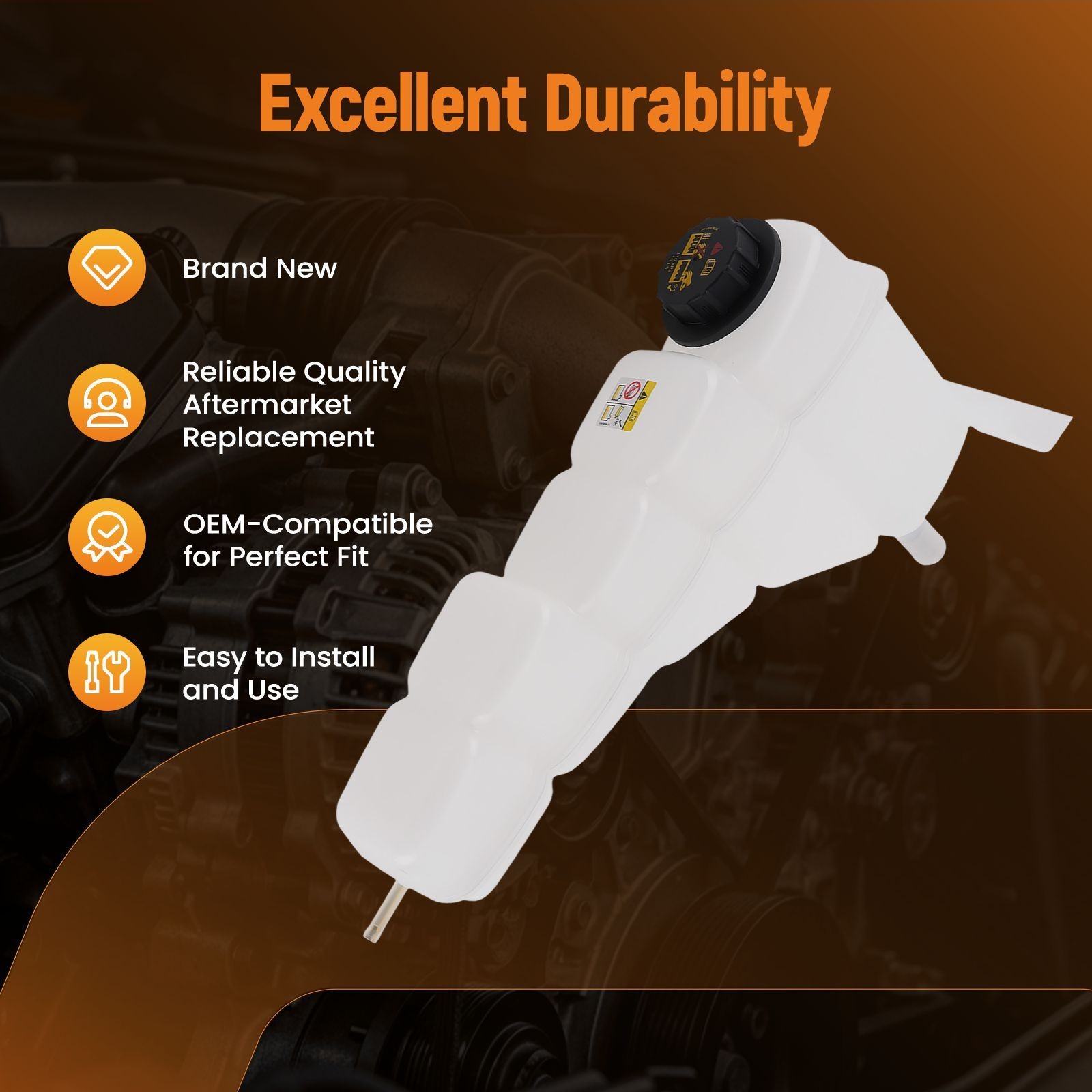 Coolant Recovery Reservoir for Ford F-250 F-350 F-450 F-550 99-2005 2C3Z8A080AA