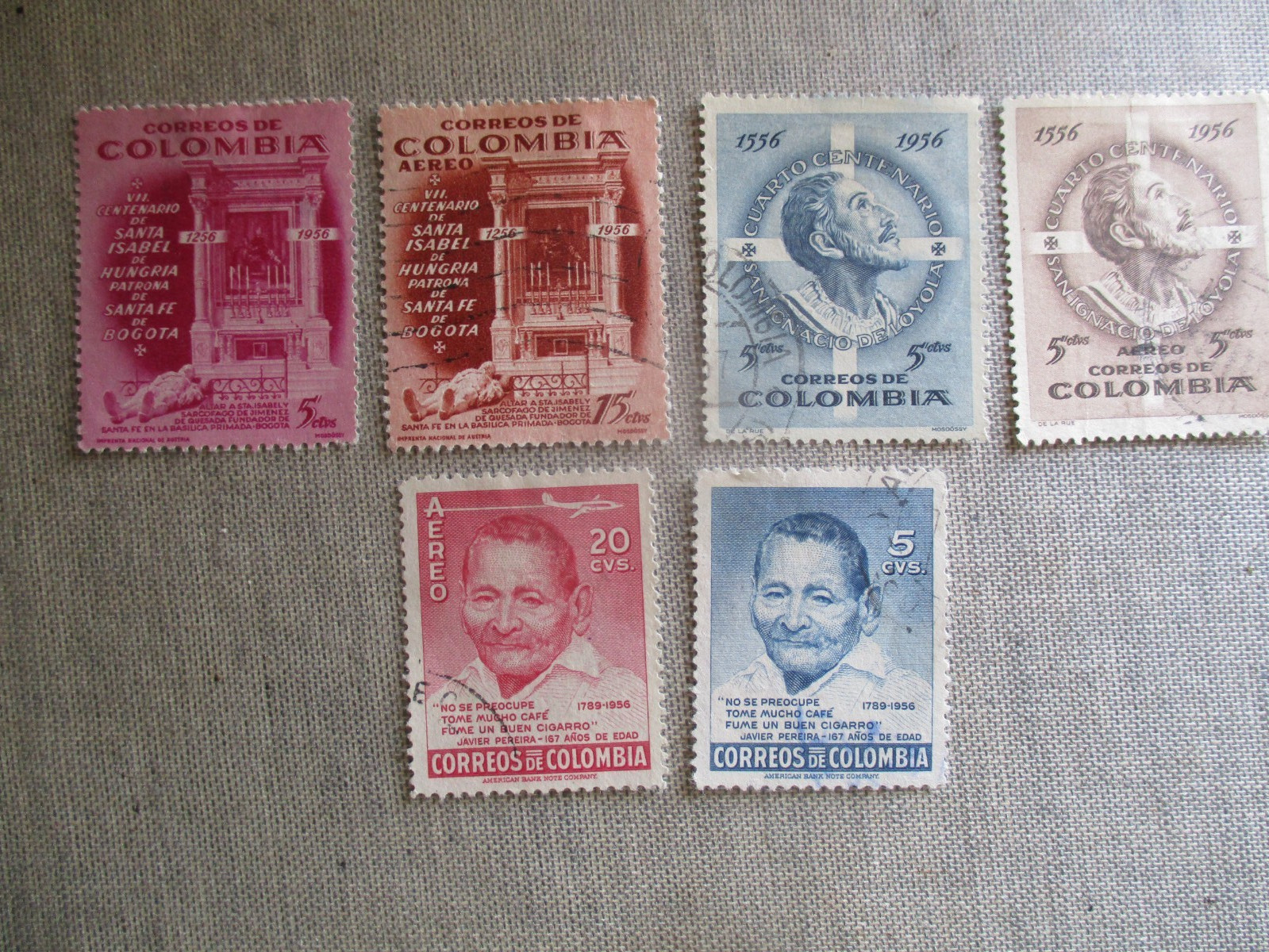Colombia, Scott# 667 C286, 668 C287, 669 C288, used