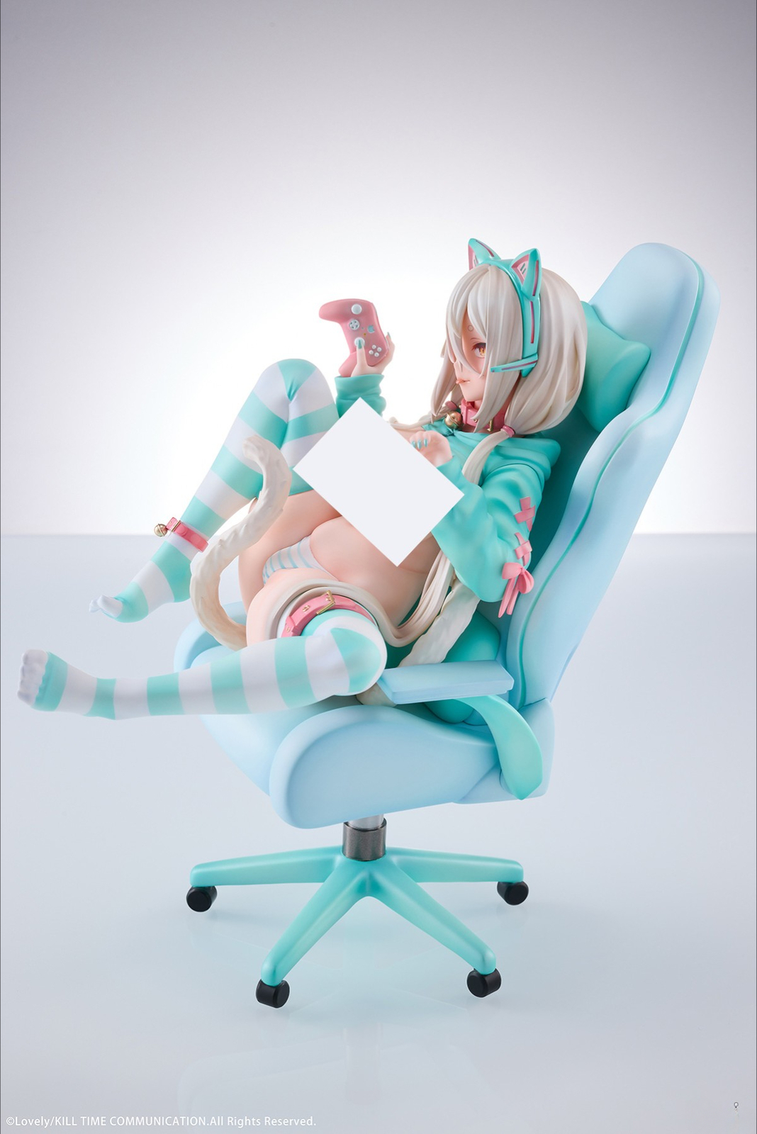 Lovely Nekomata Big Tits Gamer Shiro 1/6 Complete Figure Toy Model New IN Hand@