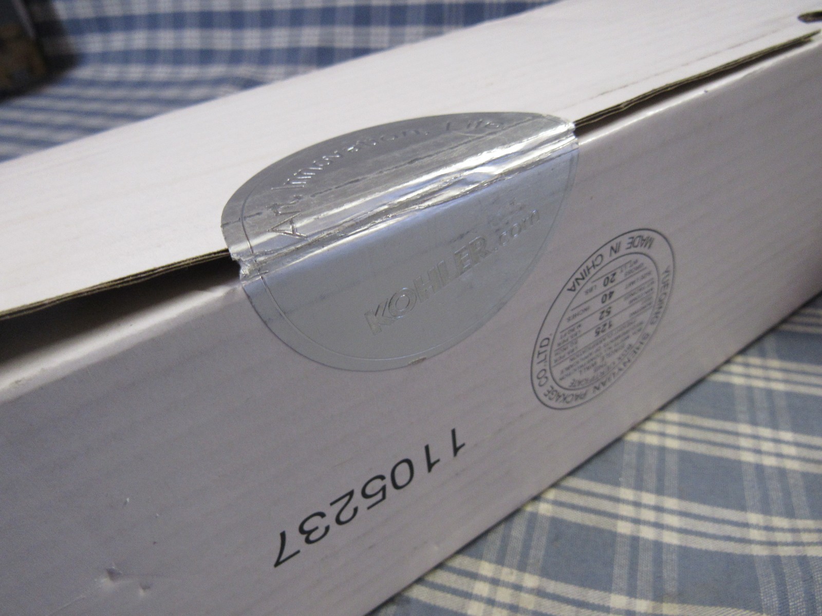 Kohler 23294-BN 18 in. Grab Bar Vibrant Brushed Nickel (Sealed Box) FREE SHIPPIN