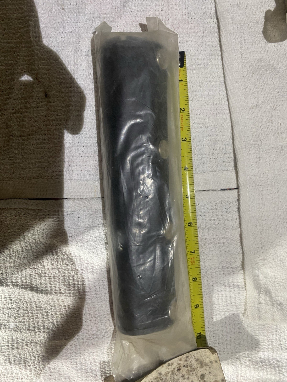 nos old school bmx straight bar pad sekai black vinyl snap pad