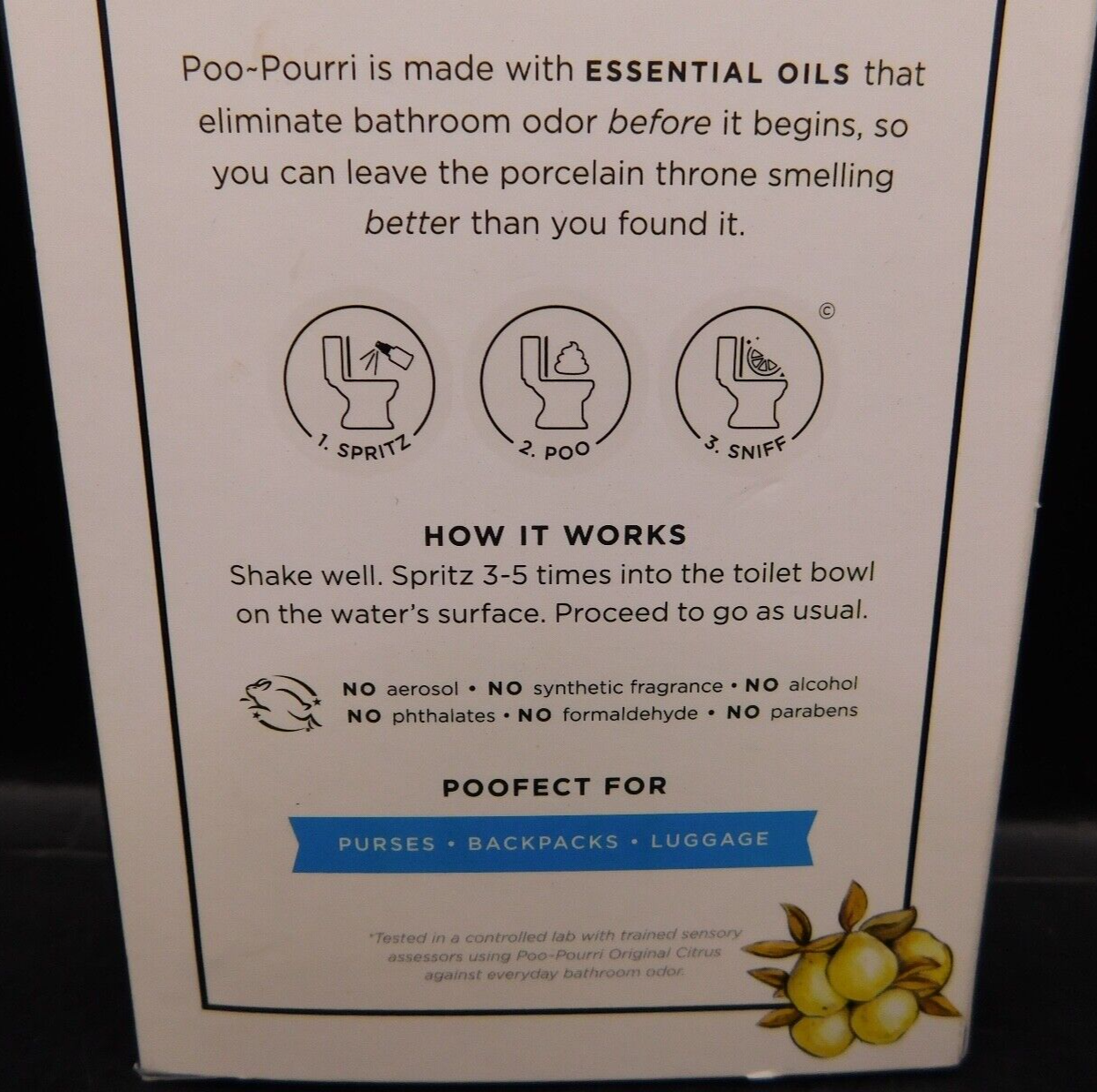 Lot Of 4 Poo Pourri Before You Go Toilet Spray 3 Scents & 3 Tubes Ea Box New