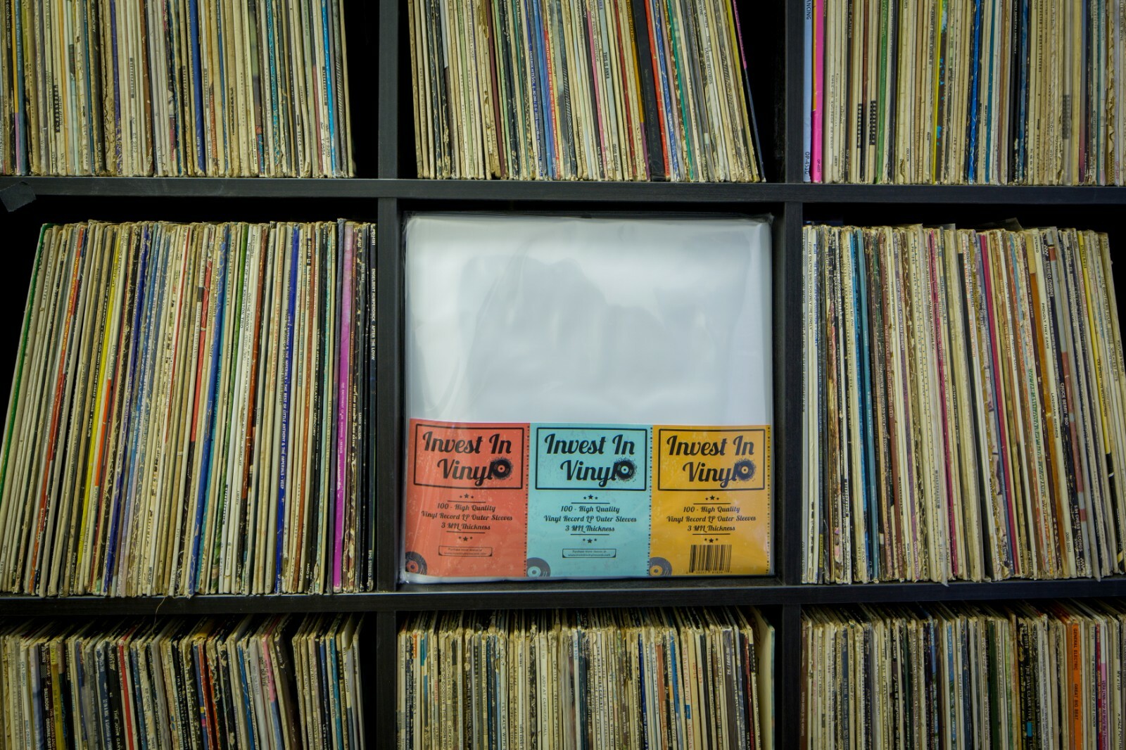 100 Clear Plastic LP Outer Sleeves 3 Mil. HIGH QUALITY Vinyl Record Album Covers