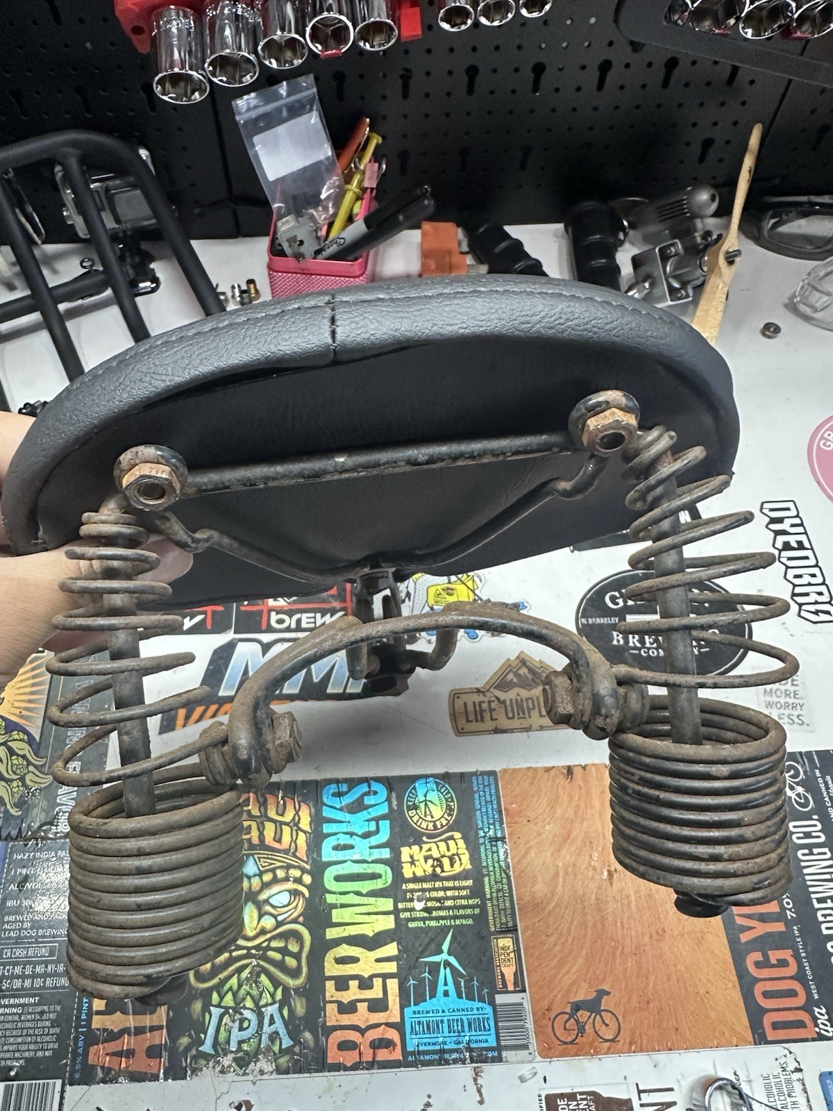 Prewar Black Saddle Bicycle Vintage