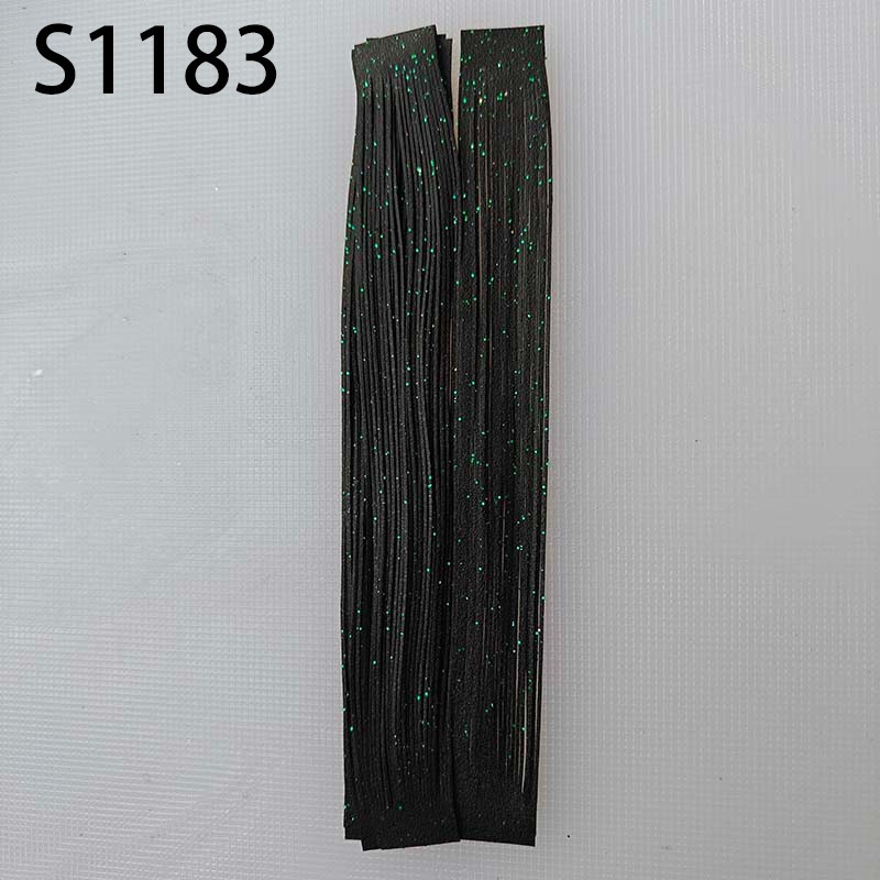 Std1159-1192 Silicone Skirt Tab Replacement Material Jig Lure Skirts 100ct