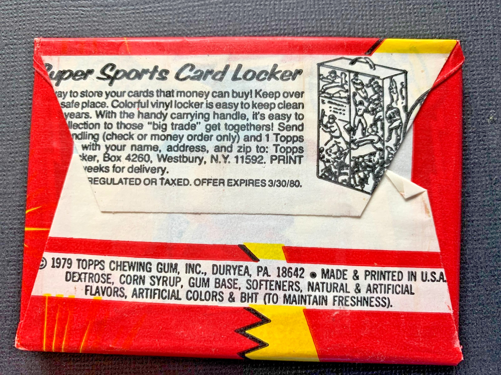 1979 BUCK ROGERS Topps, One Wax Pack Photo cards w/ Bubble Gum from TV show