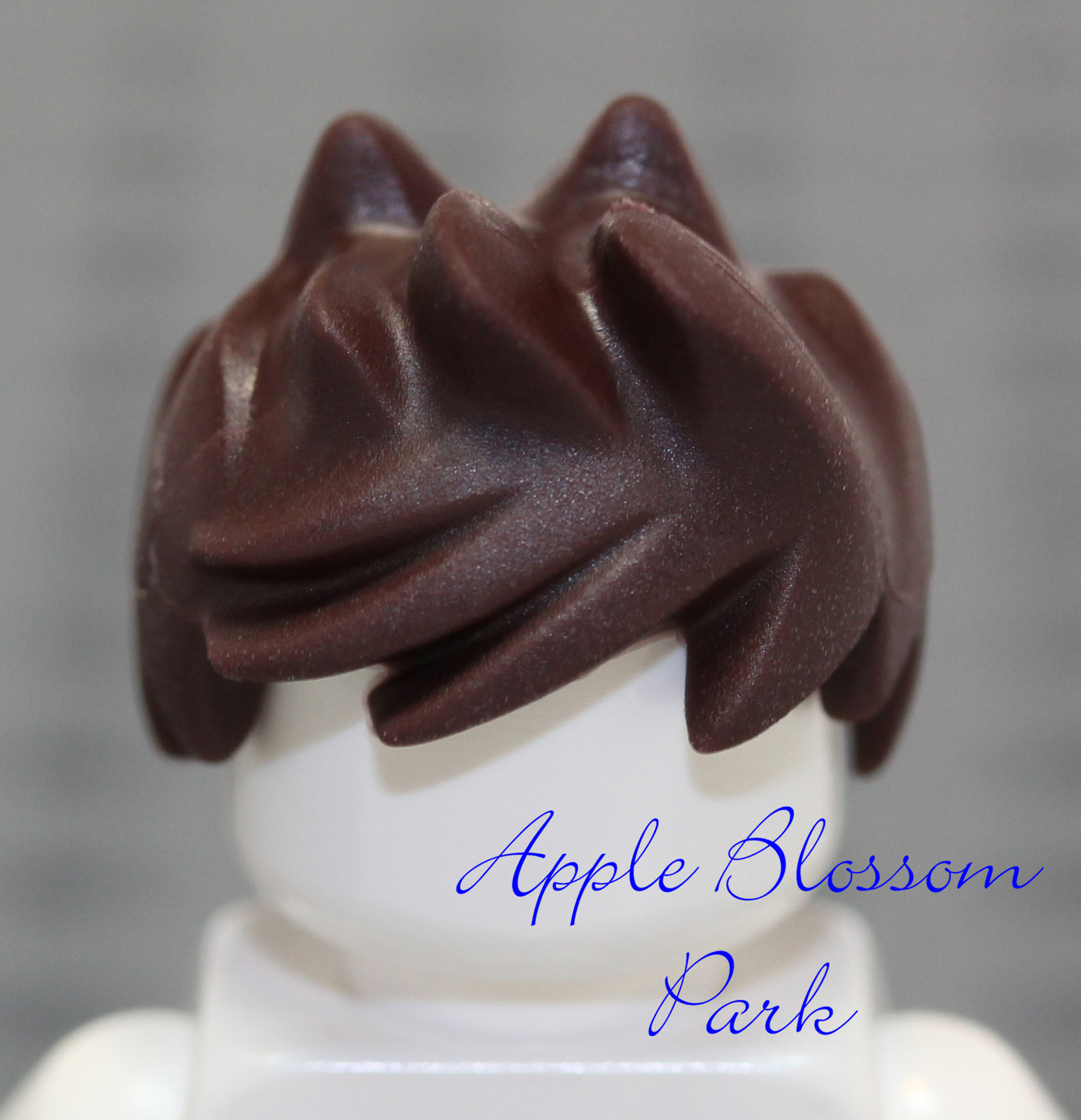 NEW Lego Minifig Male/Boy Spiked DARK BROWN HAIR Gr8 Ninjago Ninja Kai Head Gear