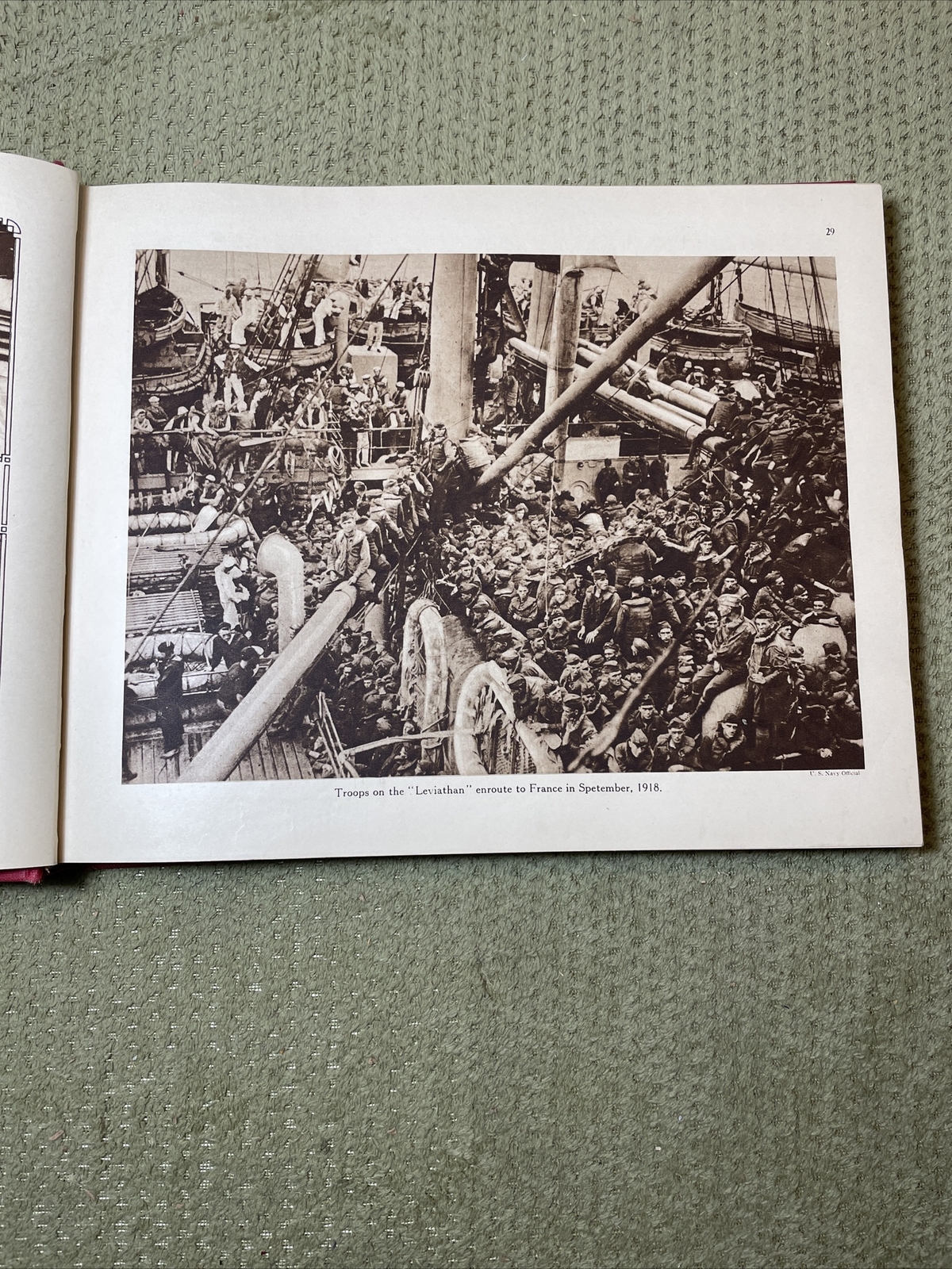 Pictorial History Portfolio - United States Navy in World War I - 1921 WWI Photo