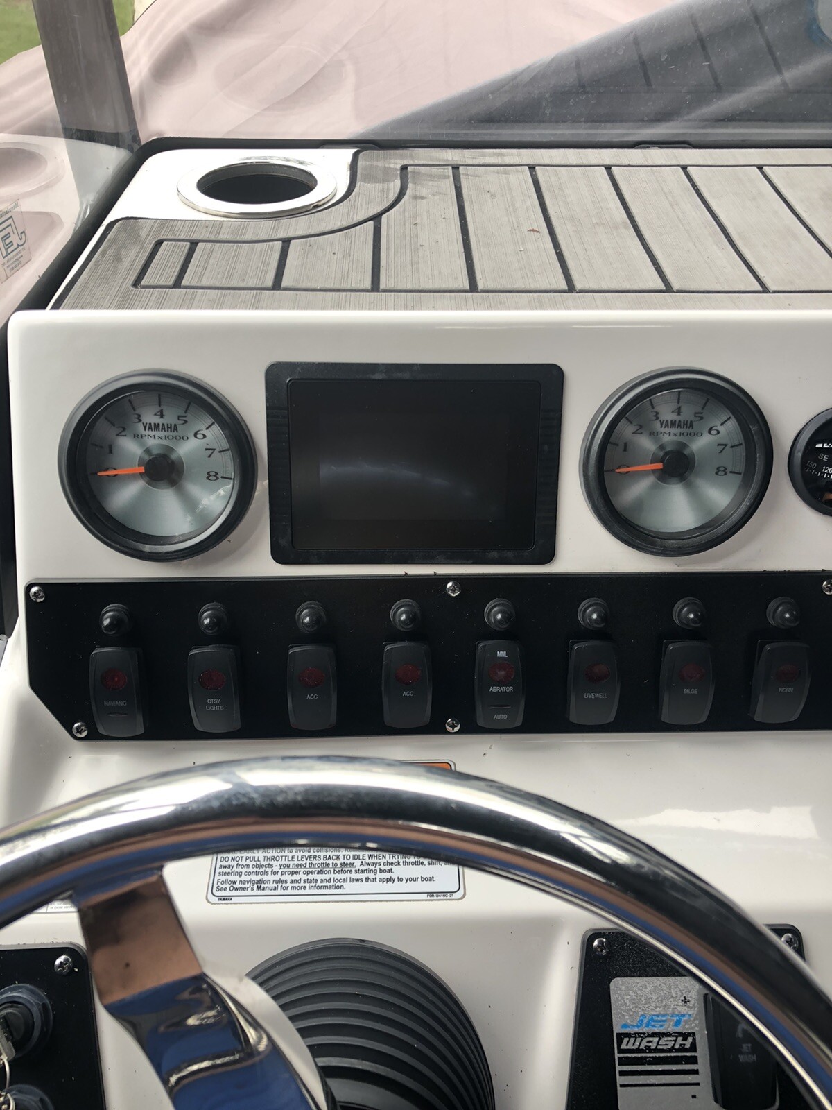 Yamaha FSH 210 RPM Gauge Cover X2