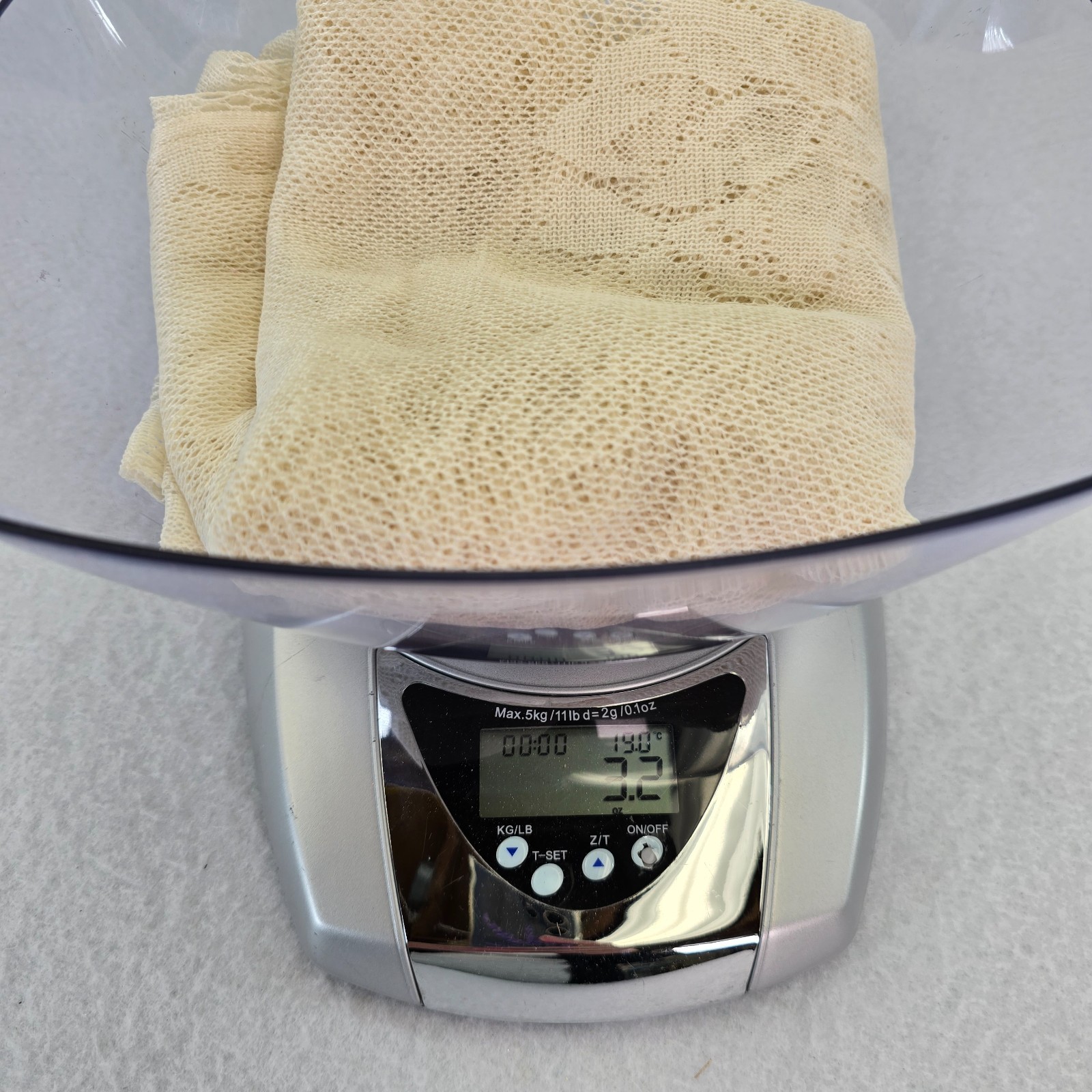 Vintage Large Woven Shawl with Fringe Floral Boho Made In Japan Cream