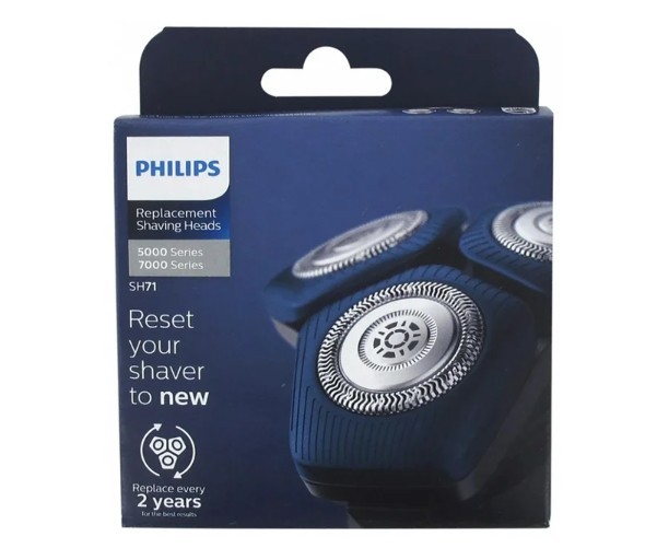 Philips Norelco SH71/50 Series 5000 & 7000 Shaving Heads, 3 count