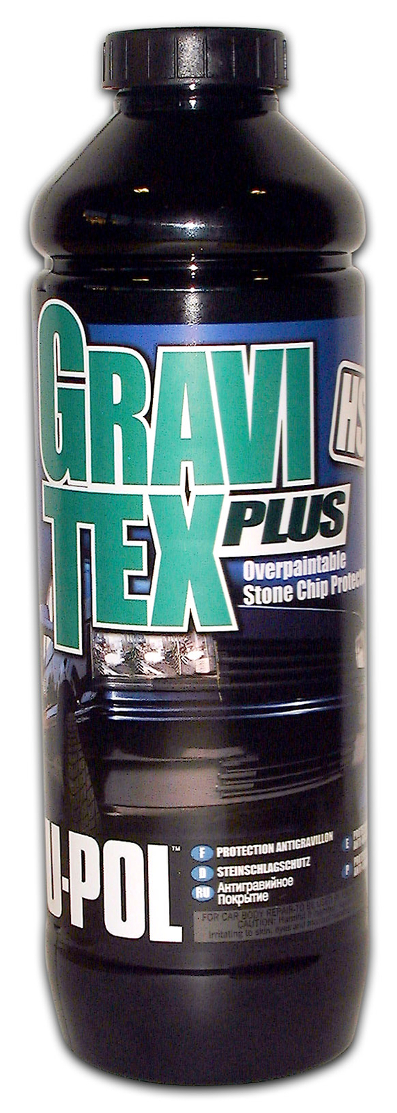 U-POL 721 Gravitex Plus Black Underbody Coating Stone/Chip Guard 1 Liter