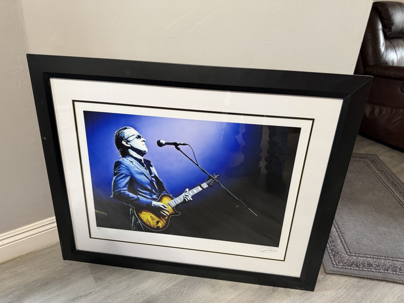 #43 Blues Deluxe" JOE BONAMASSA Collectible Litho (FRAMED - USA ONLY)