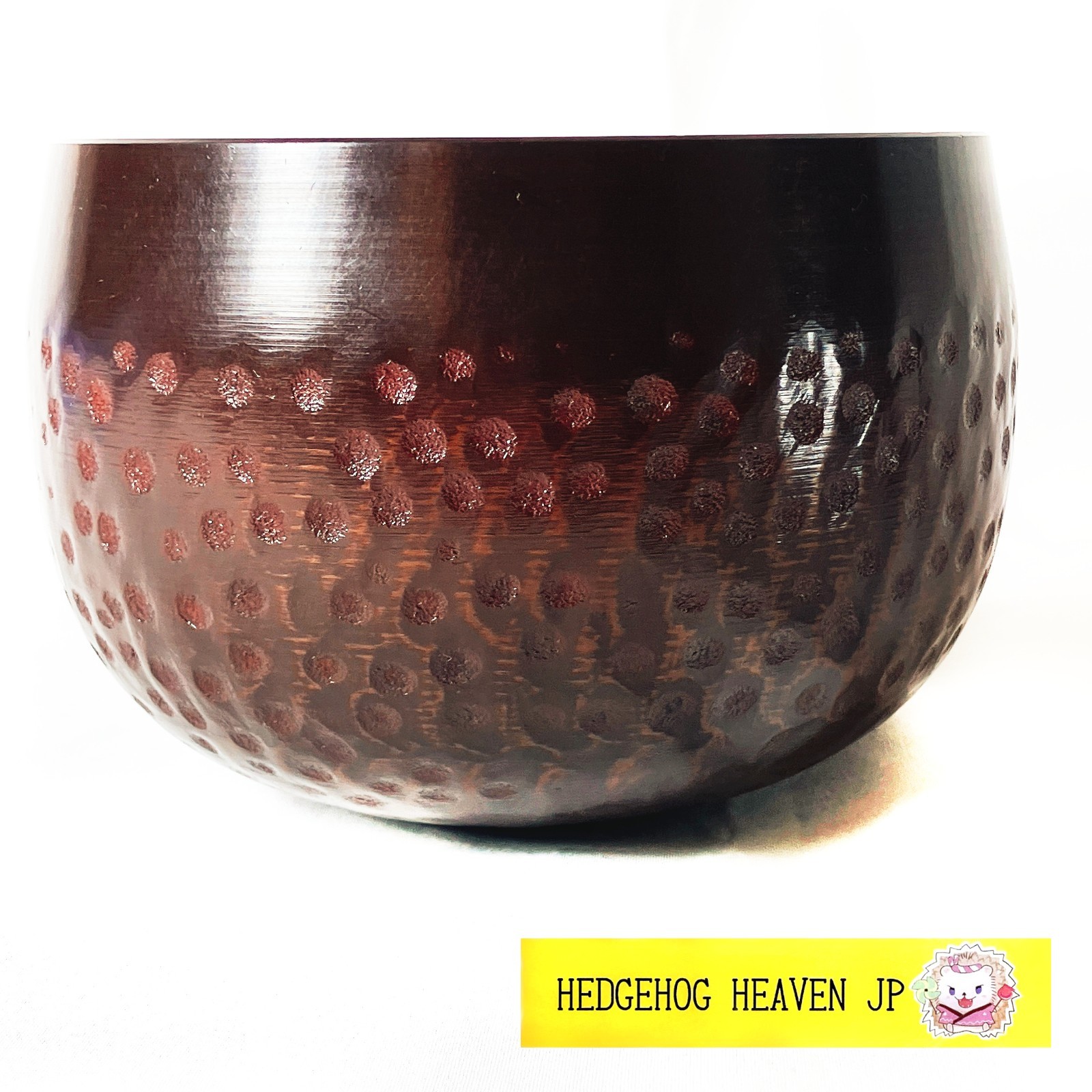 Japanese Buddhist Singing Bowl Bell Orin Bronze Brown 11 cm 4.3 in  Zen Sound