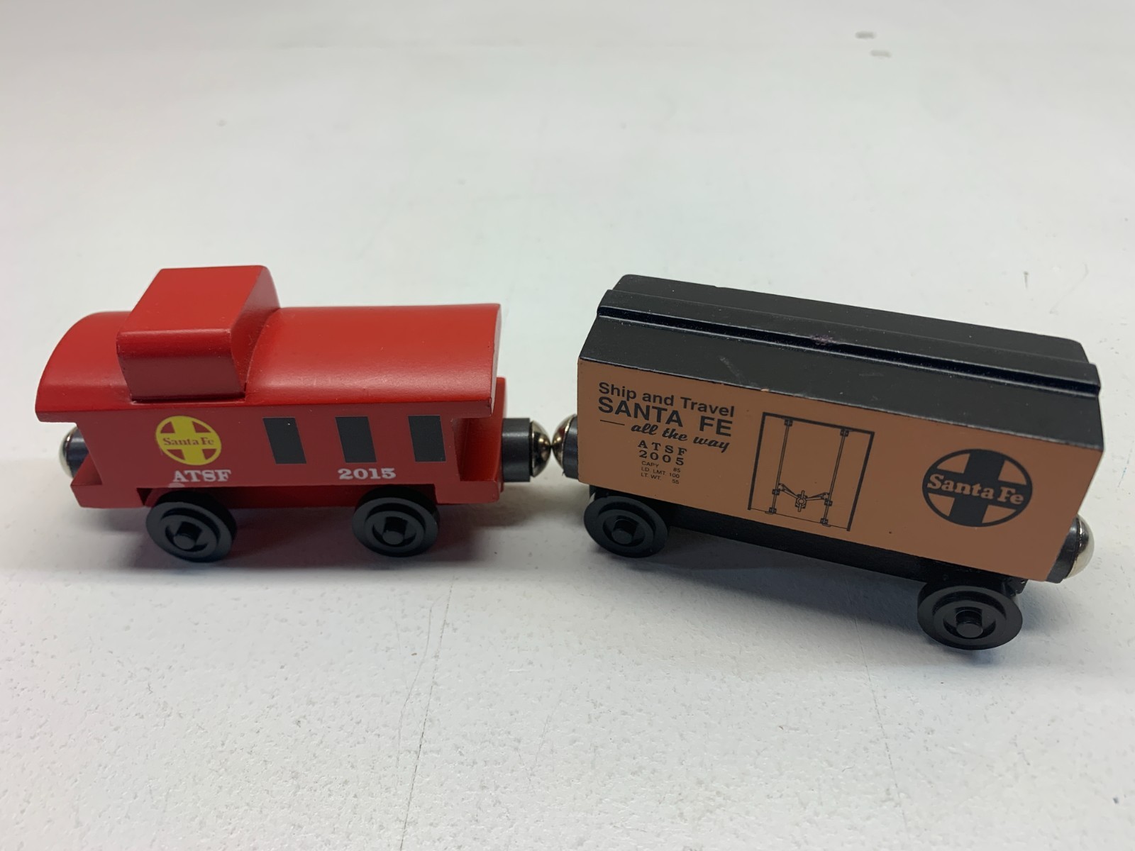 Whittle Shortline Railroad Santa Fe Locomotive 2007 3 piece set - Excellent!