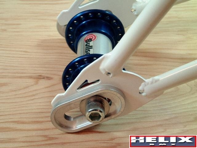 HELIX BMX DROPOUT SAVERS -Fits CRO-MO STEEL BMX & FIXED GEAR Frame w/ 3/8" Axles