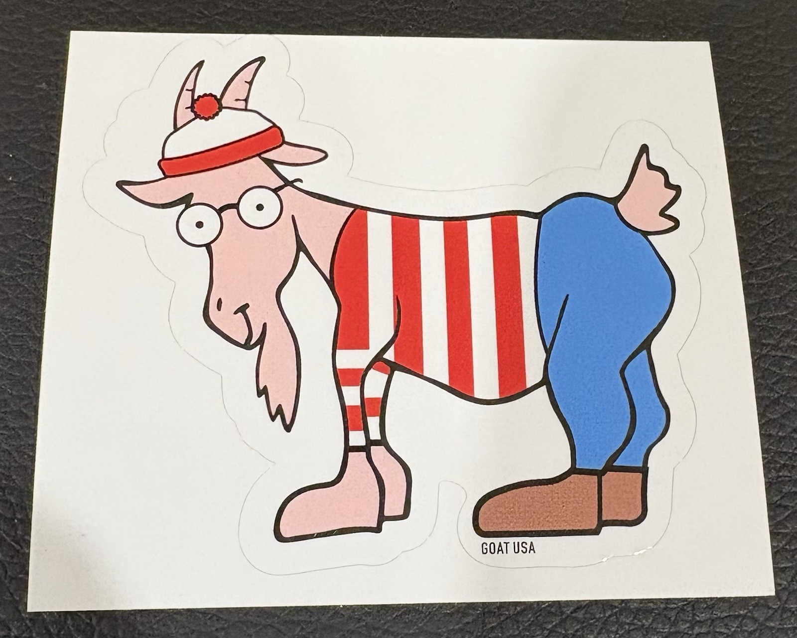 🐐 GOAT USA NY Waldo Sticker - VERY RARE - NO QR CODE - UNIQUE - LIMITED