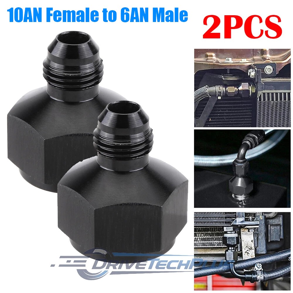 10 AN Female - 6 AN Male Flare Fitting Reducer Adapter 10AN to 6AN - Universal