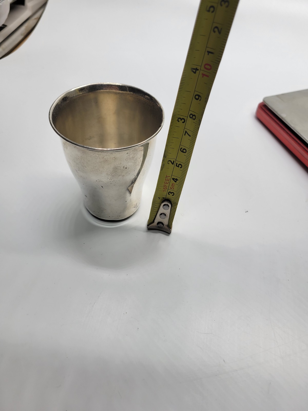 Antique Austro Hungarian 800 Silver Kiddush Cup Lion B Mark Vienne