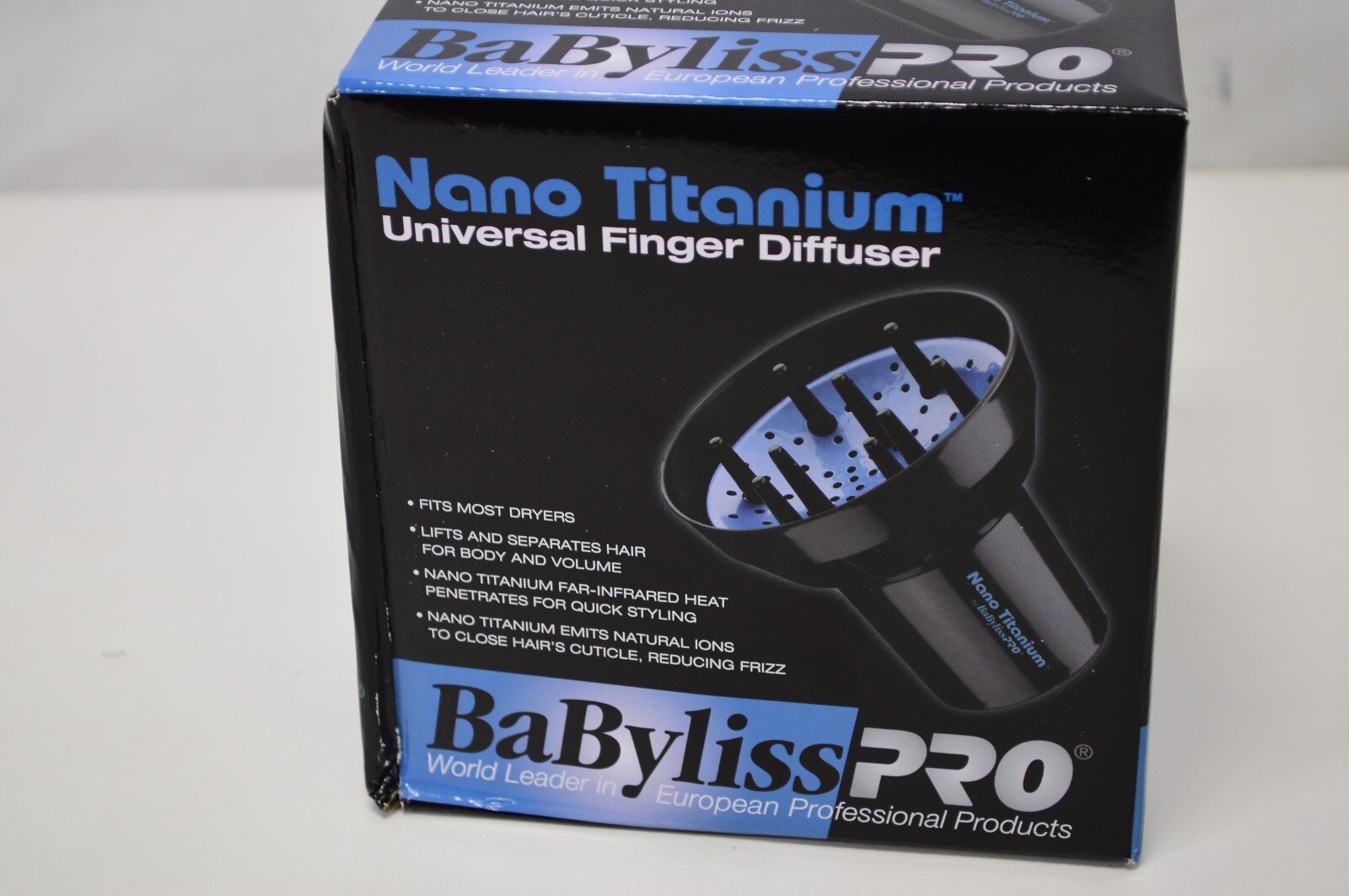 NEW Babyliss Pro Nano Titanium Universal Finger Diffuser for Hair Dryer