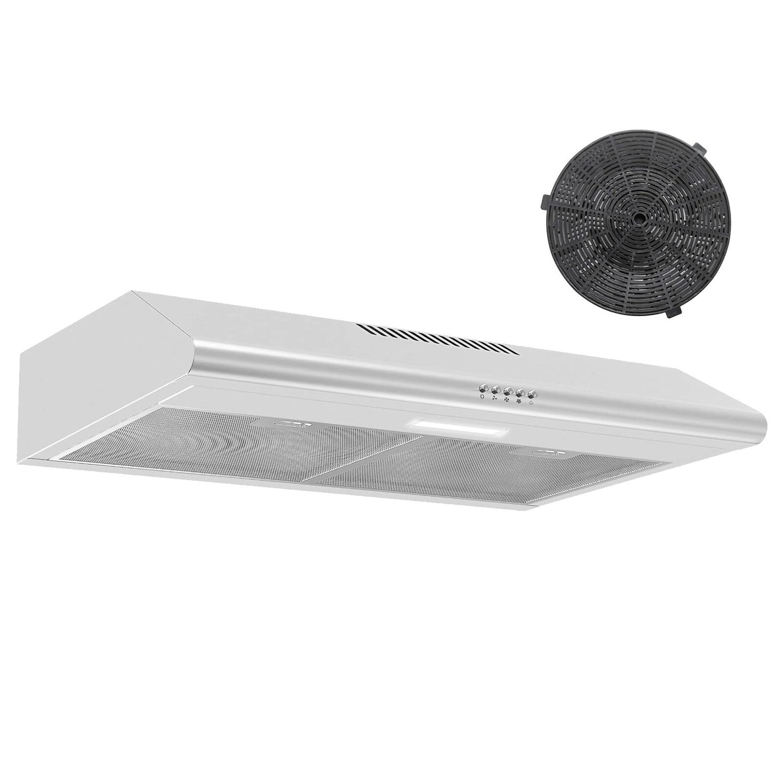 30 inch Under Cabinet Range Hood  Ducted/Ductless Stainless Steel 3-Speed Vent