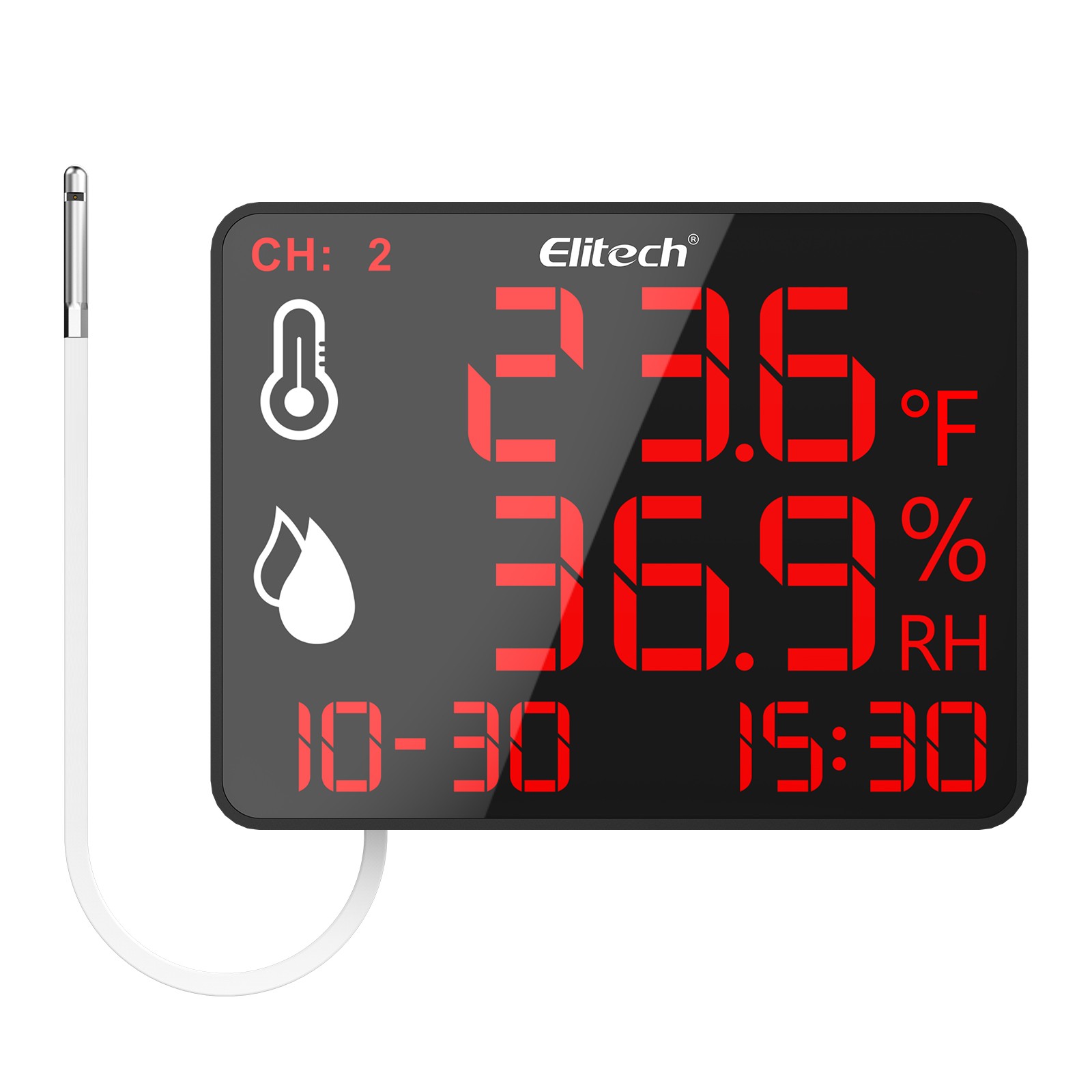 Elitech DR-230 Professional Lab Data Logger Humidity Temperature Monitor Warehou