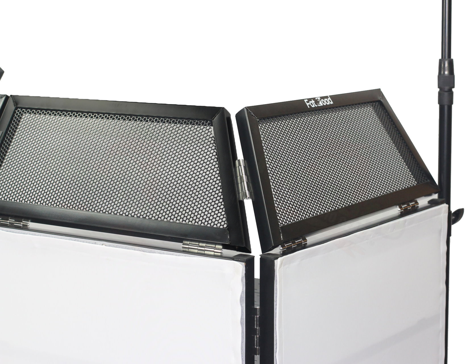 DJ Booth Table Lighting Truss Stand System - Foldable Panel Stage Platform Scrim