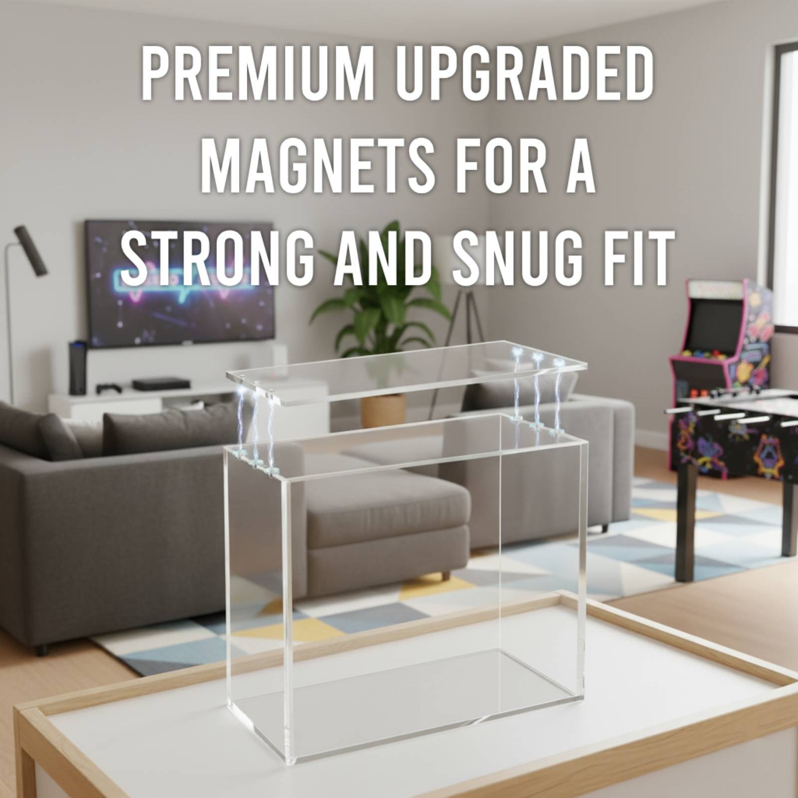 Pokemon Premium ETB Magnetic Acrylic Display Case | 8mm + 5mm Acrylic