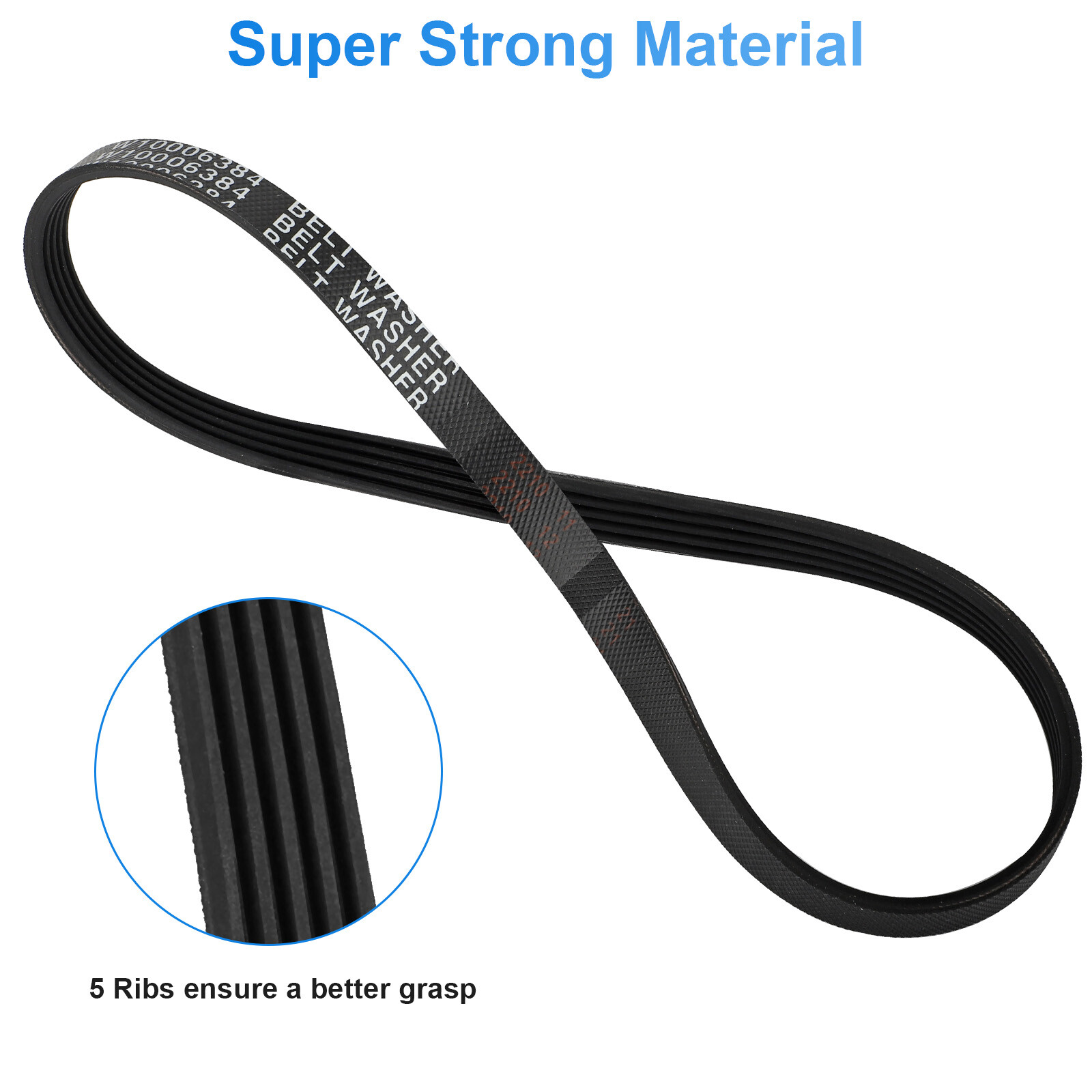 W10721967 Washer Pulley Clutch Kit & W10006384 Washing Drive Belt for Whirlpool