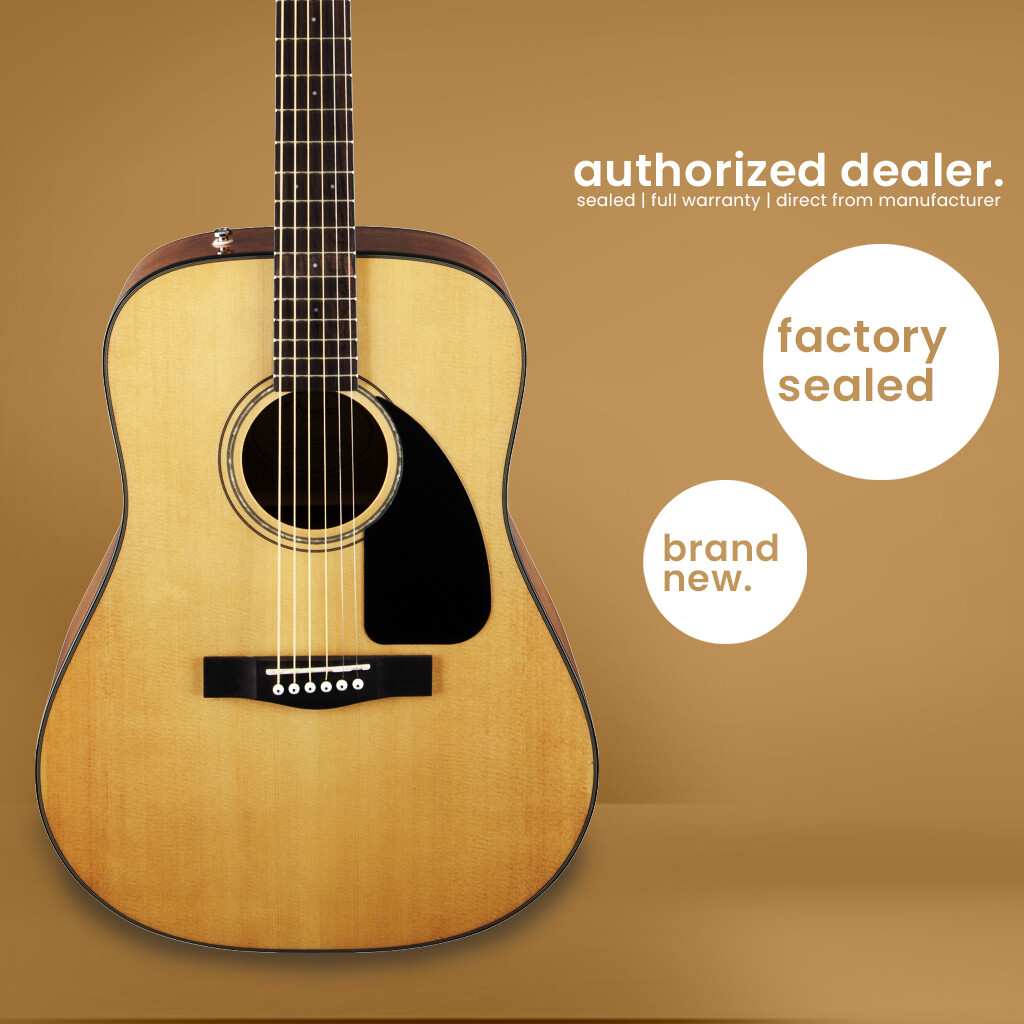 Fender CD60 | Dreadnought Acoustic Guitar | Natural