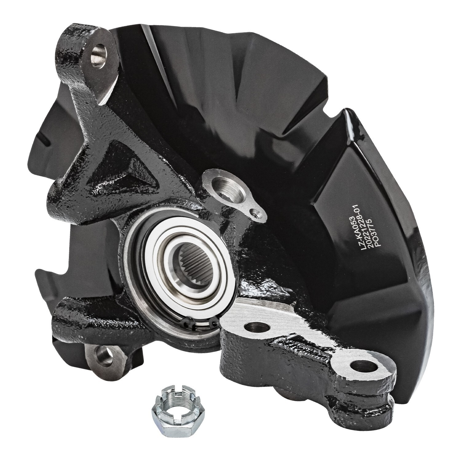 Front Left Knuckle & Wheel Hub Bearing Assembly for 2006 - 2011 Hyundai Accent