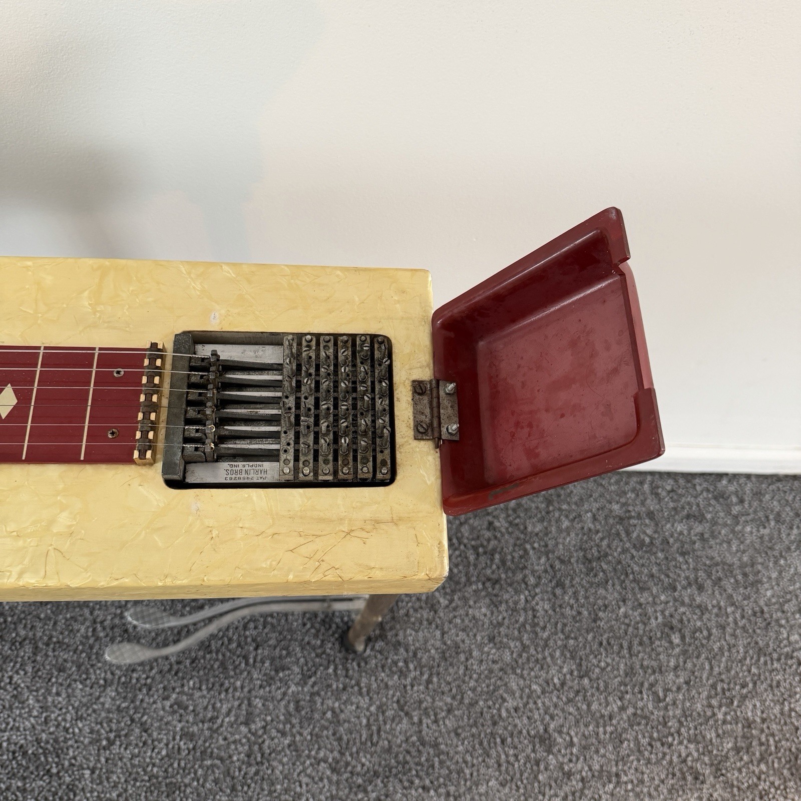 Harlin Bros Multi-Kord 6-Pedal Steel Guitar w/Case 1949-51 Indianapolis Tested