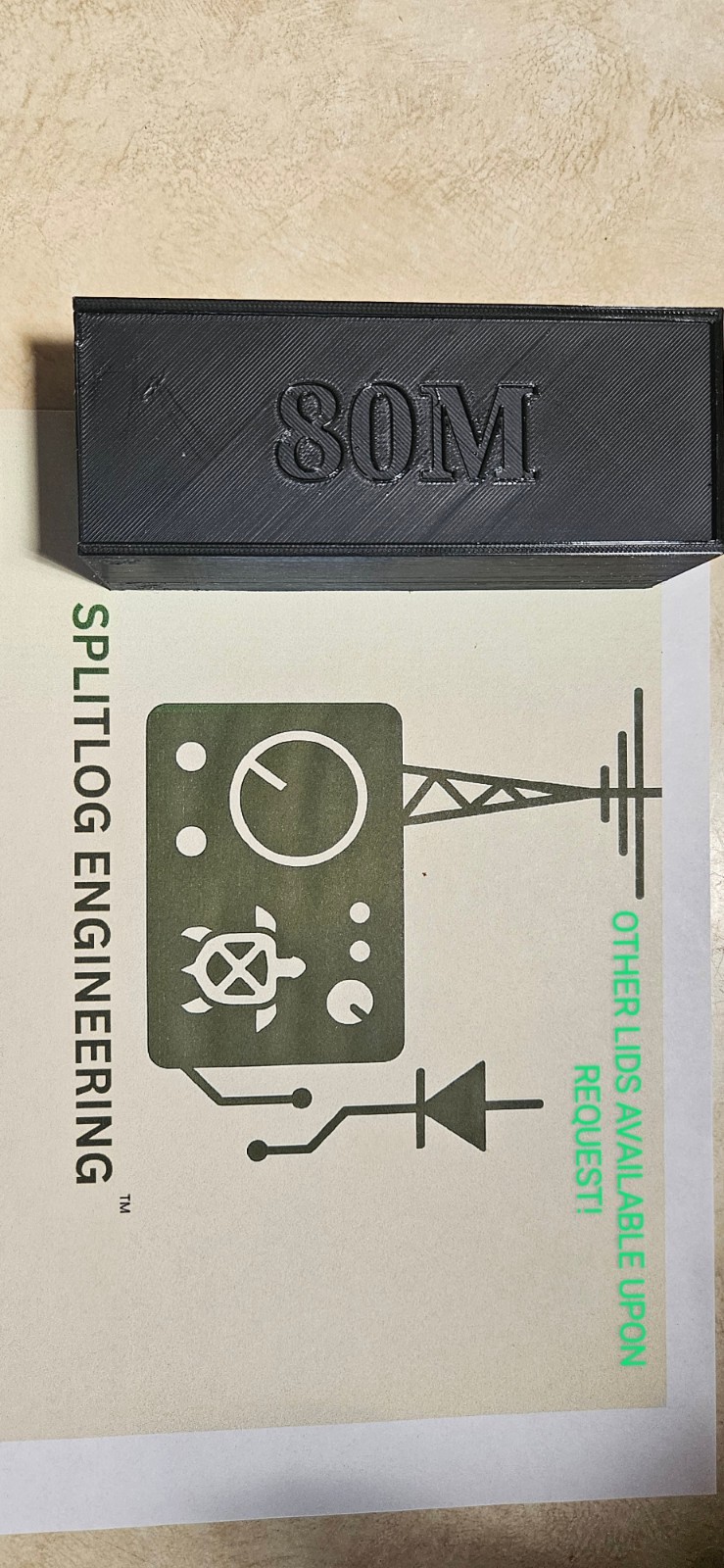 Rock Box FT-243 Crystal Case – Ham Radio Storage Organizer – 3D Printed storage