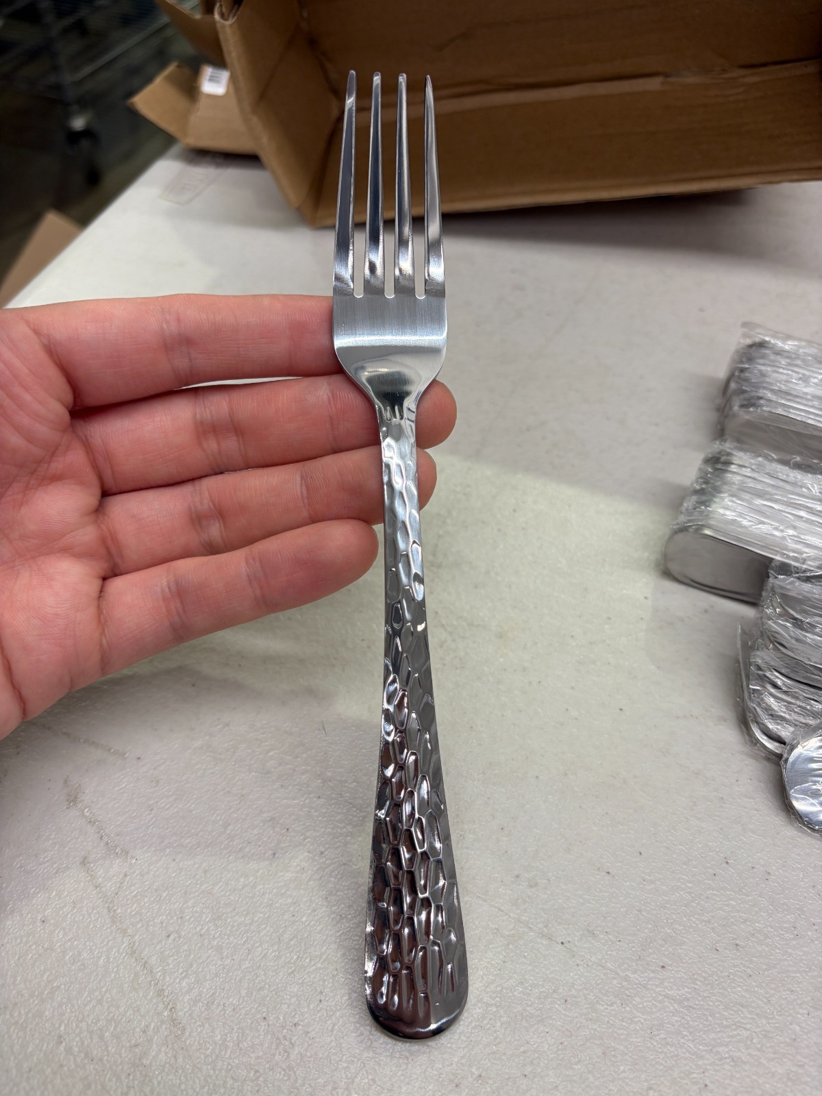 LOT OF 36 - Clipper 06925 CAY Stainless Steel Dinner Forks