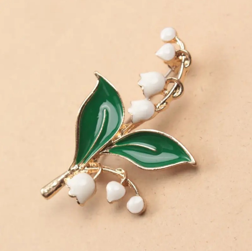 Elegant Plant Flower Brooch Clothing Accessories Fashionable Ladies' Brooches