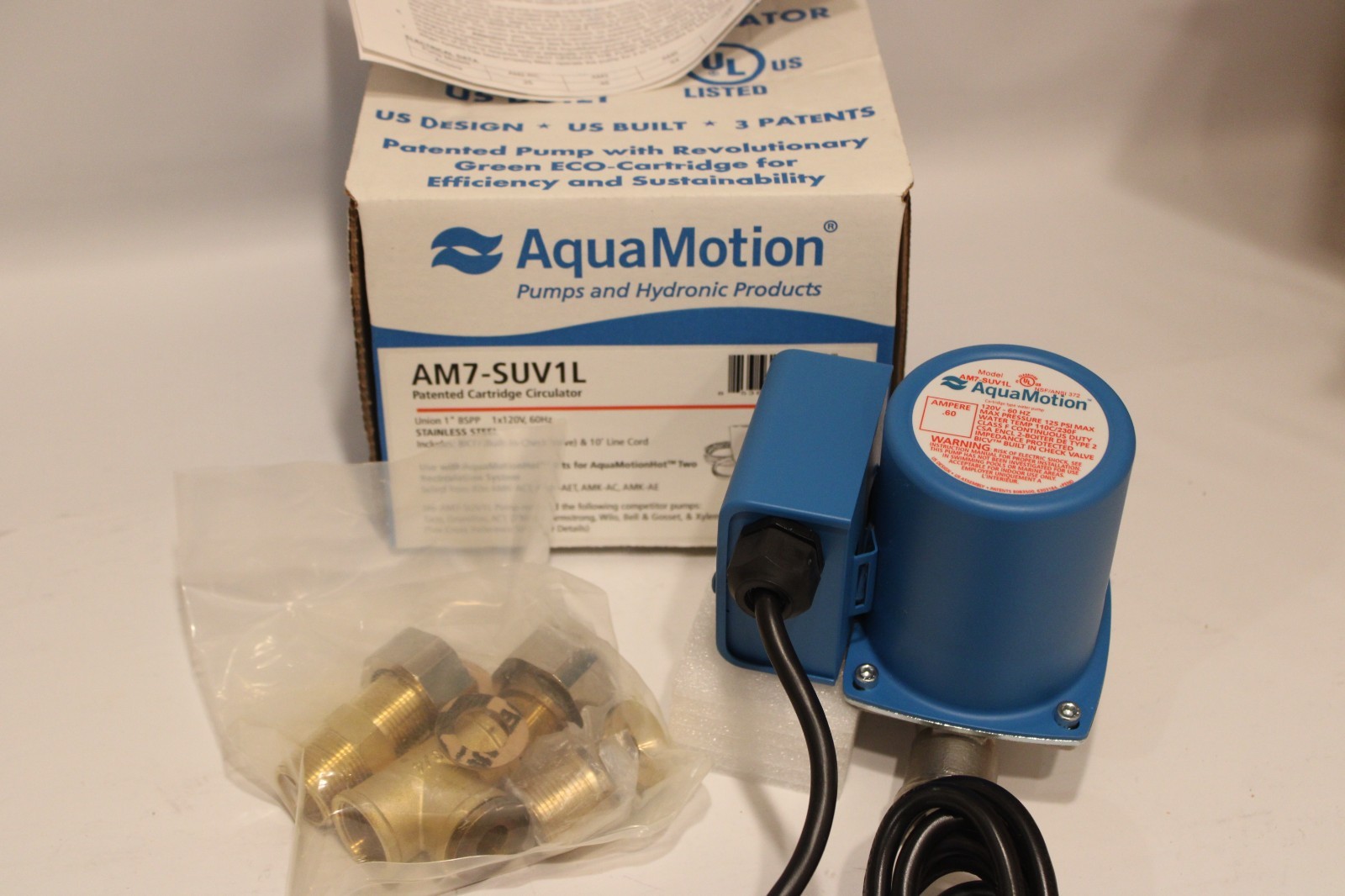 Aquamotion AMH2K-7 - S. S. Single Speed Water Circulator For Tank Water Heaters