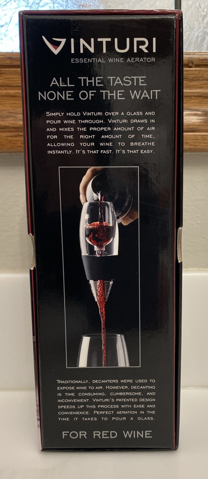 Vinturi Essential Red Wine Aerator New in Box - Enhance Your Red Wine