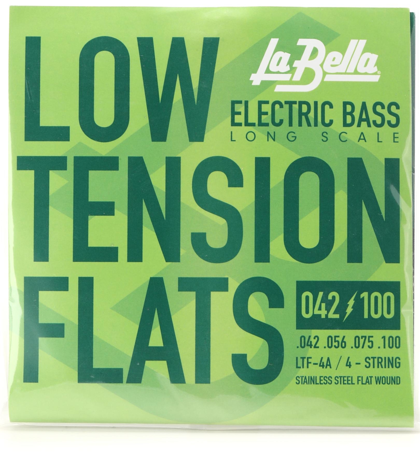La Bella LTF-4A Low Tension Flexible Flats Bass Strings - 4-string