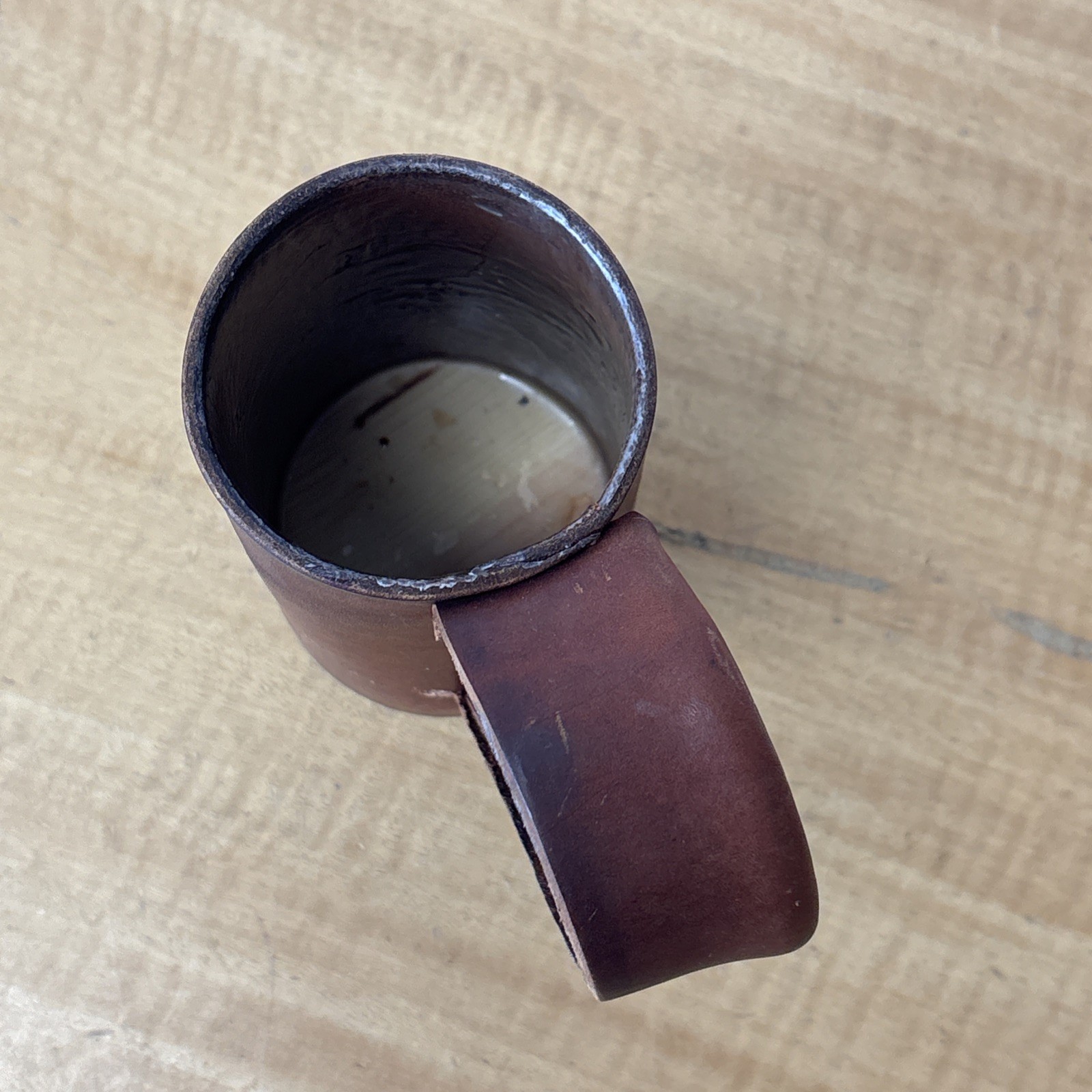 D&U Leather and Wood Medieval Mug Stein LOTR