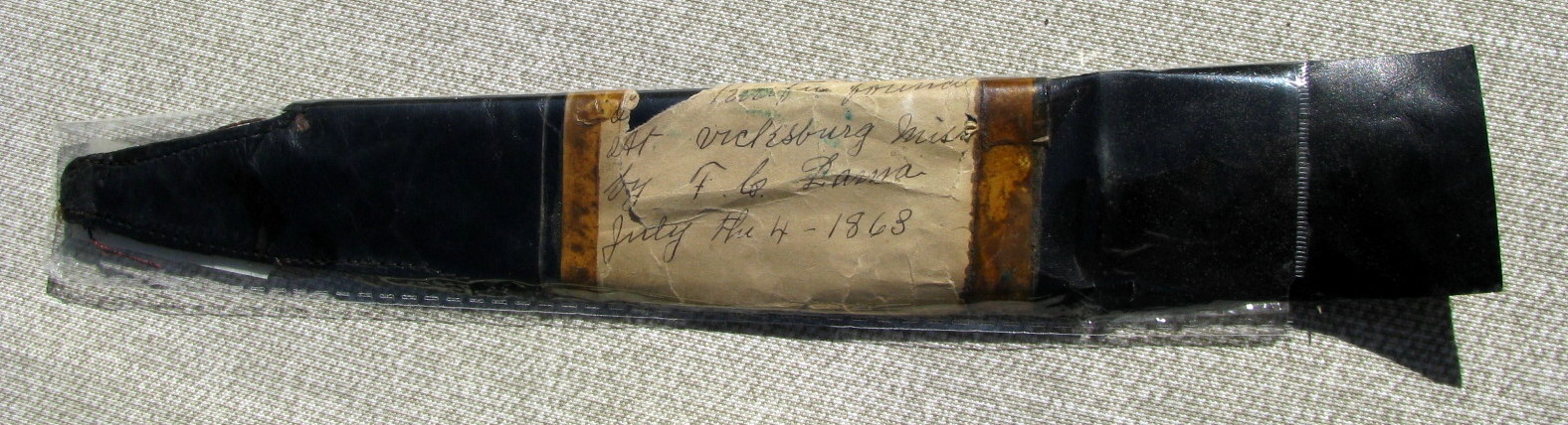 IXL 9 INCH STAG CIVIL WAR SIEGE OF VICKSBURG MISS. JULY 4,1863 BOWIE KNIFE