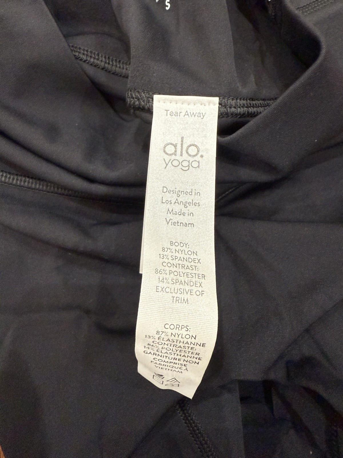 ALO Yoga High Waist Alosoft Leggings Black - Size - S