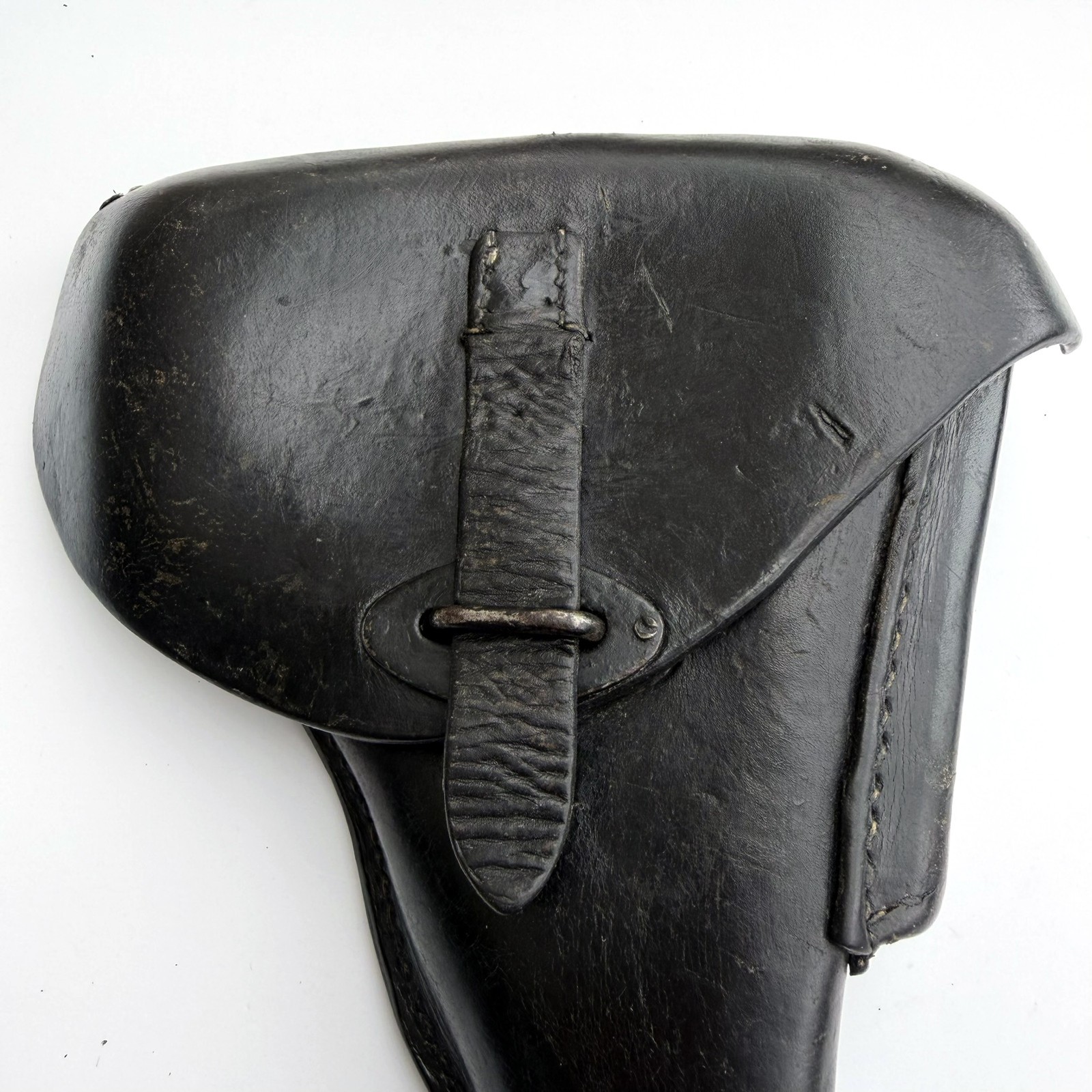 Walther P.38 Pistol HARDSHELL HOLSTER. Faint Oakleaf. Original Vintage.