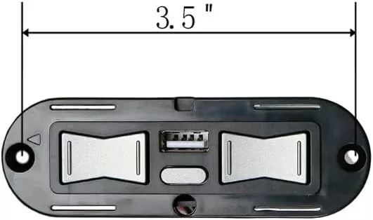 Emomo HX90HU 5 Pin Power Recliner Hand Control Switch with USB for Lift Chairs