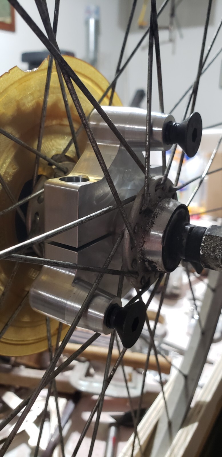 CDHPOWER Rear Hub Adapter 1.5" for Spoke Wheels Gas Motorized Bicycle Engine kit