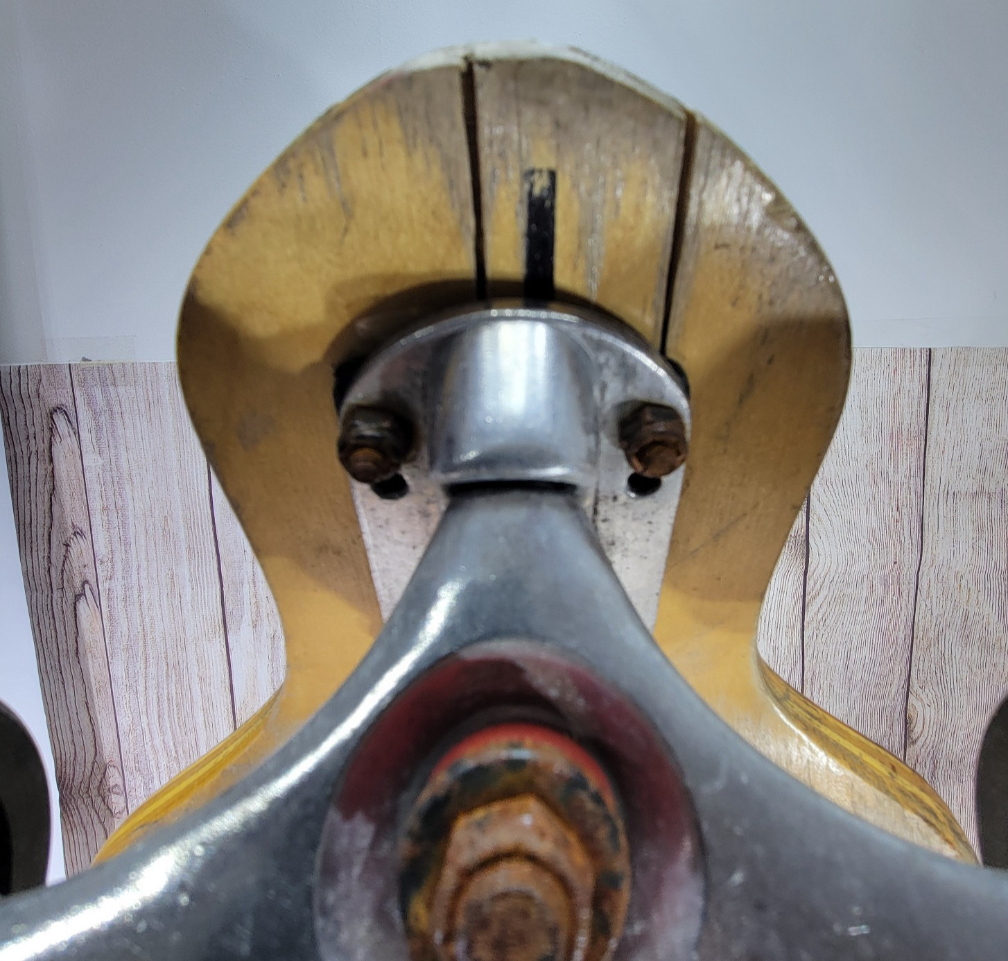 Xtreme Free Skateboard Longboard Abstract Geometric Dog Drop Down 42" (worn)